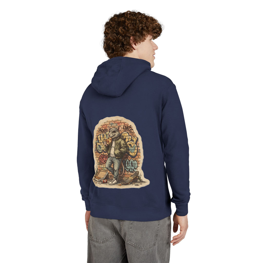 NYC Hoodie “Where the Rats Eat Better” Graphic Pullover