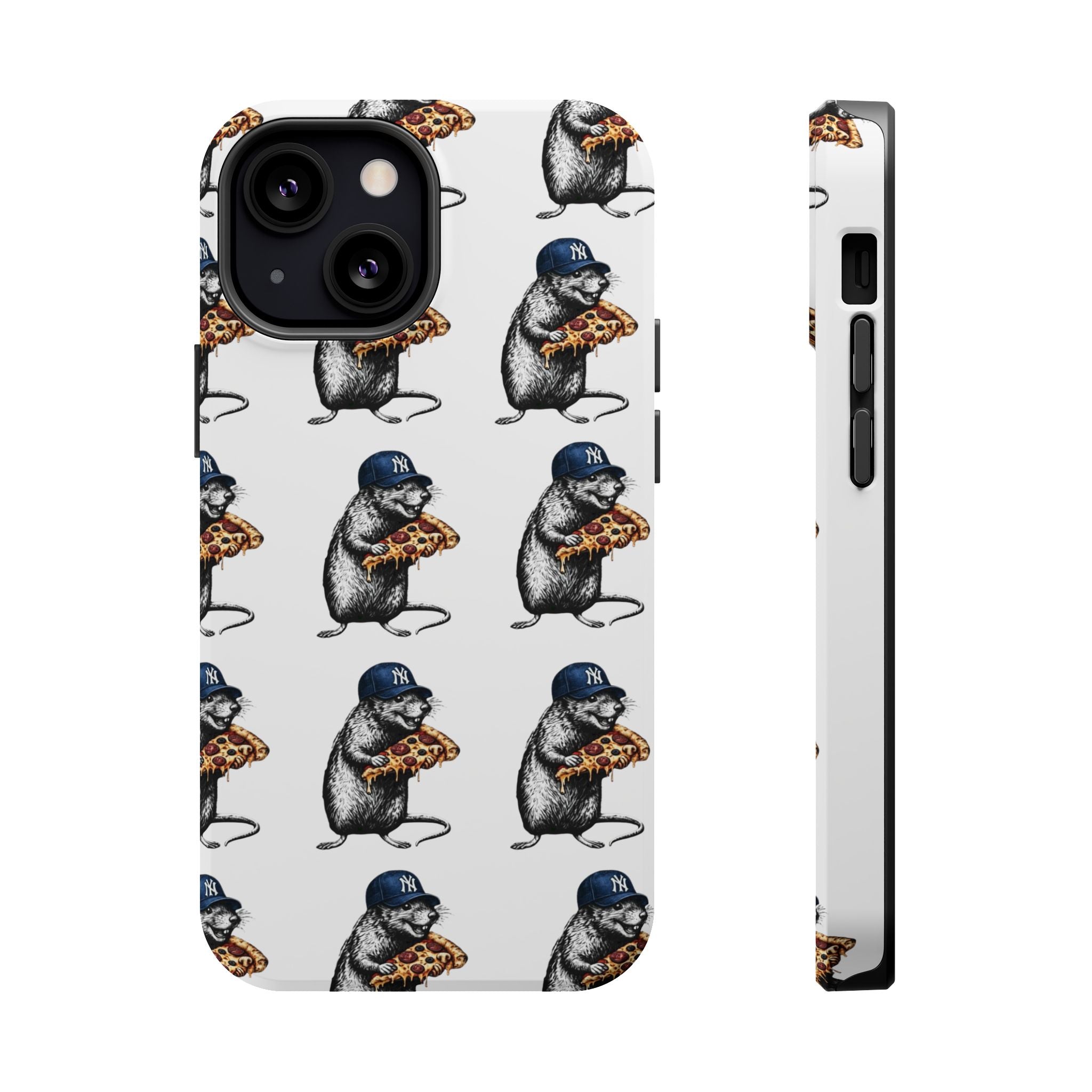NY Pizza-Loving Rat Magnetic Phone Case