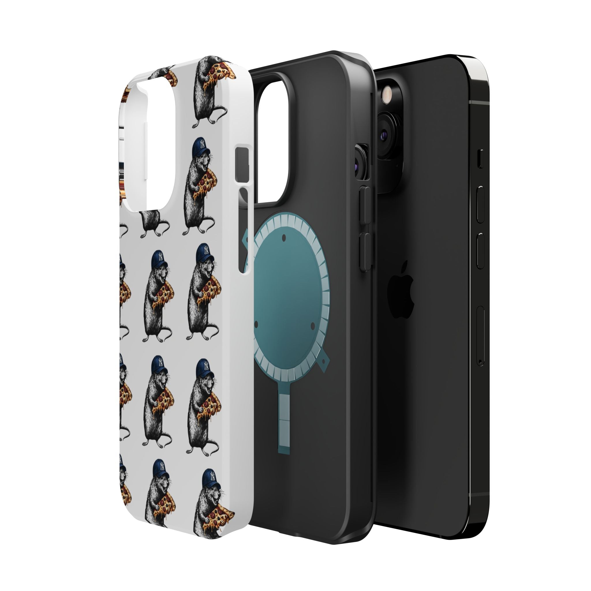 NY Pizza-Loving Rat Magnetic Phone Case