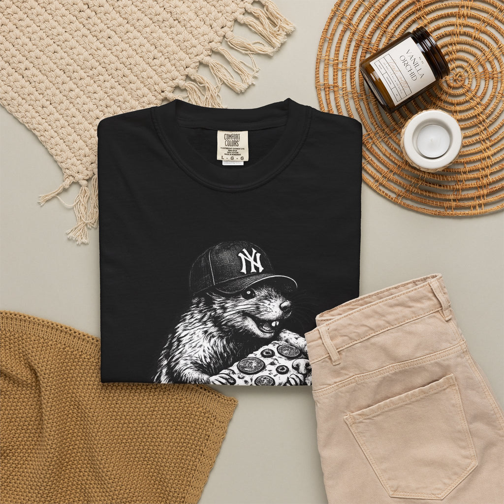 NY Rat with Pizza Graphic Tee