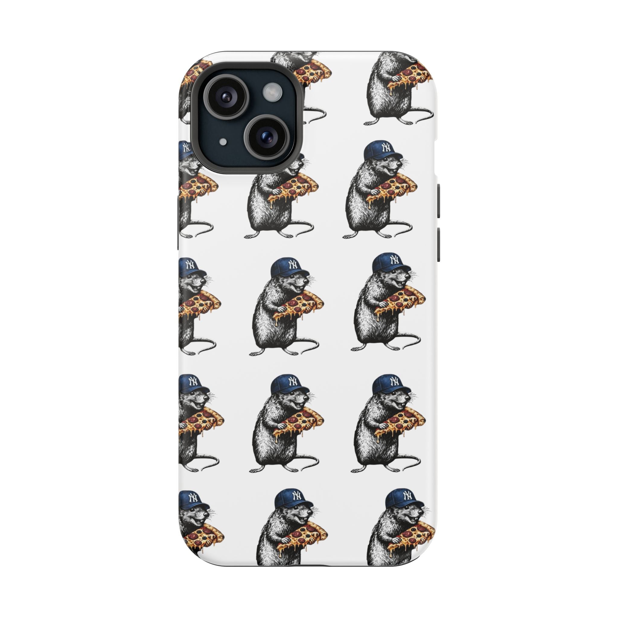 NY Pizza-Loving Rat Magnetic Phone Case