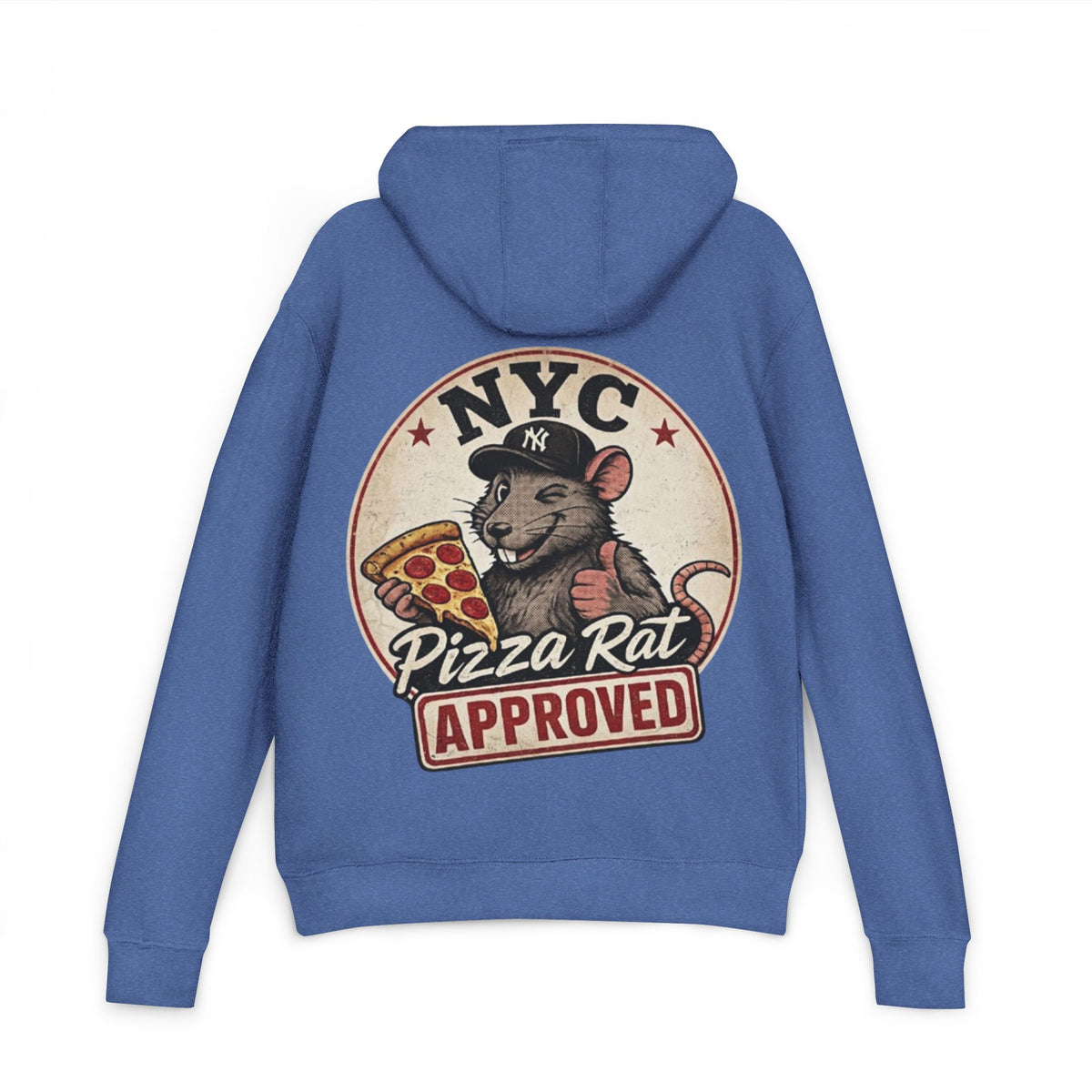 NYC "Pizza Rat Approved" Graphic Hoodie - Where the Rats Eat Better