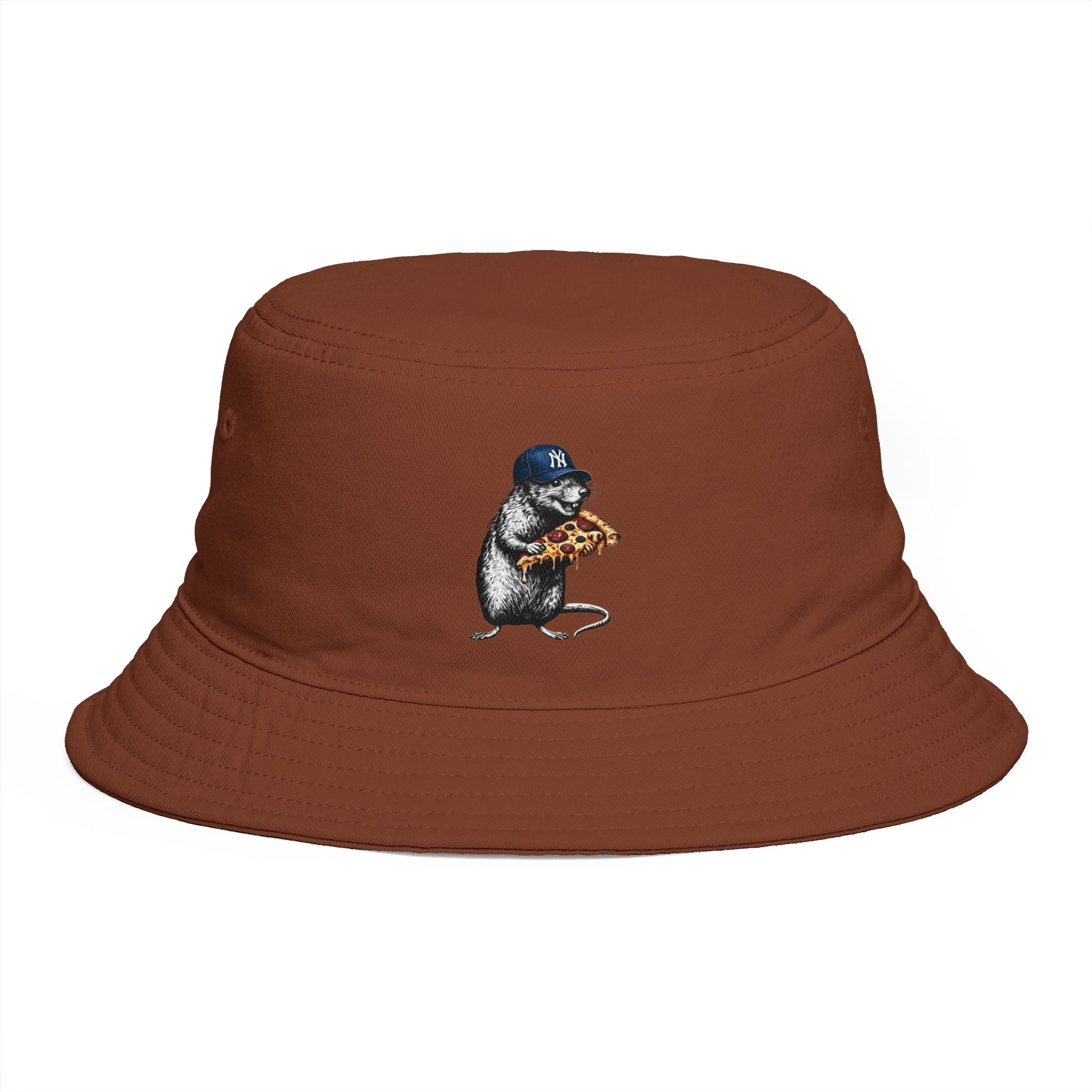 Pizza Rat Bucket Hat - NYC Fashion Pizza Rat