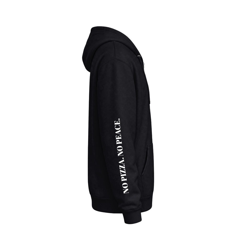 NYC Distressed Zip-Up Hoodie — Vintage New York Graphic Hoodie
