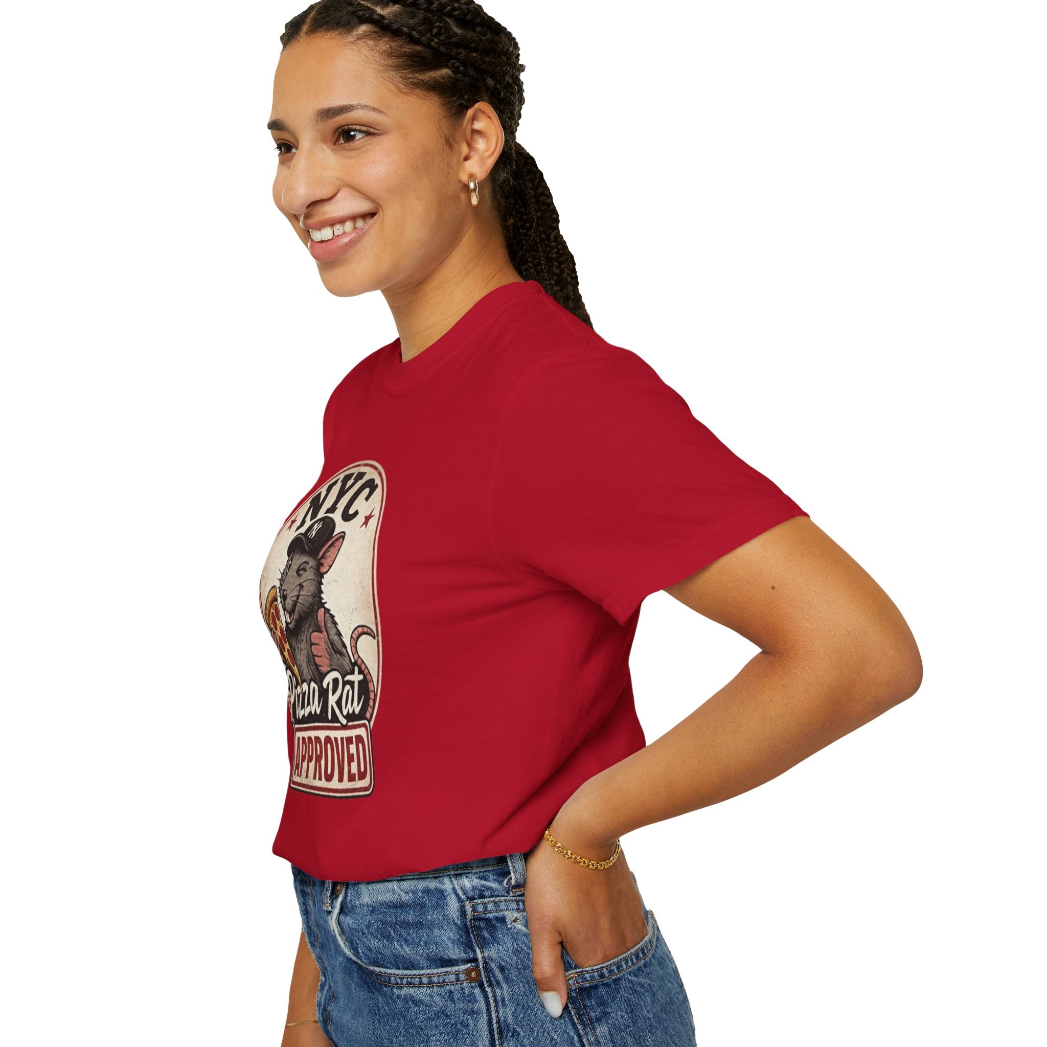 Pizza Rat Approved T-Shirt — NYC Vintage Pizza Lover Tee