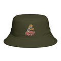 Bucket Hat — Retro Fishing Lure Graphic “Catch Again!” Cap