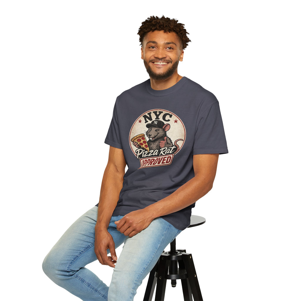 Pizza Rat Approved T-Shirt — NYC Vintage Pizza Lover Tee