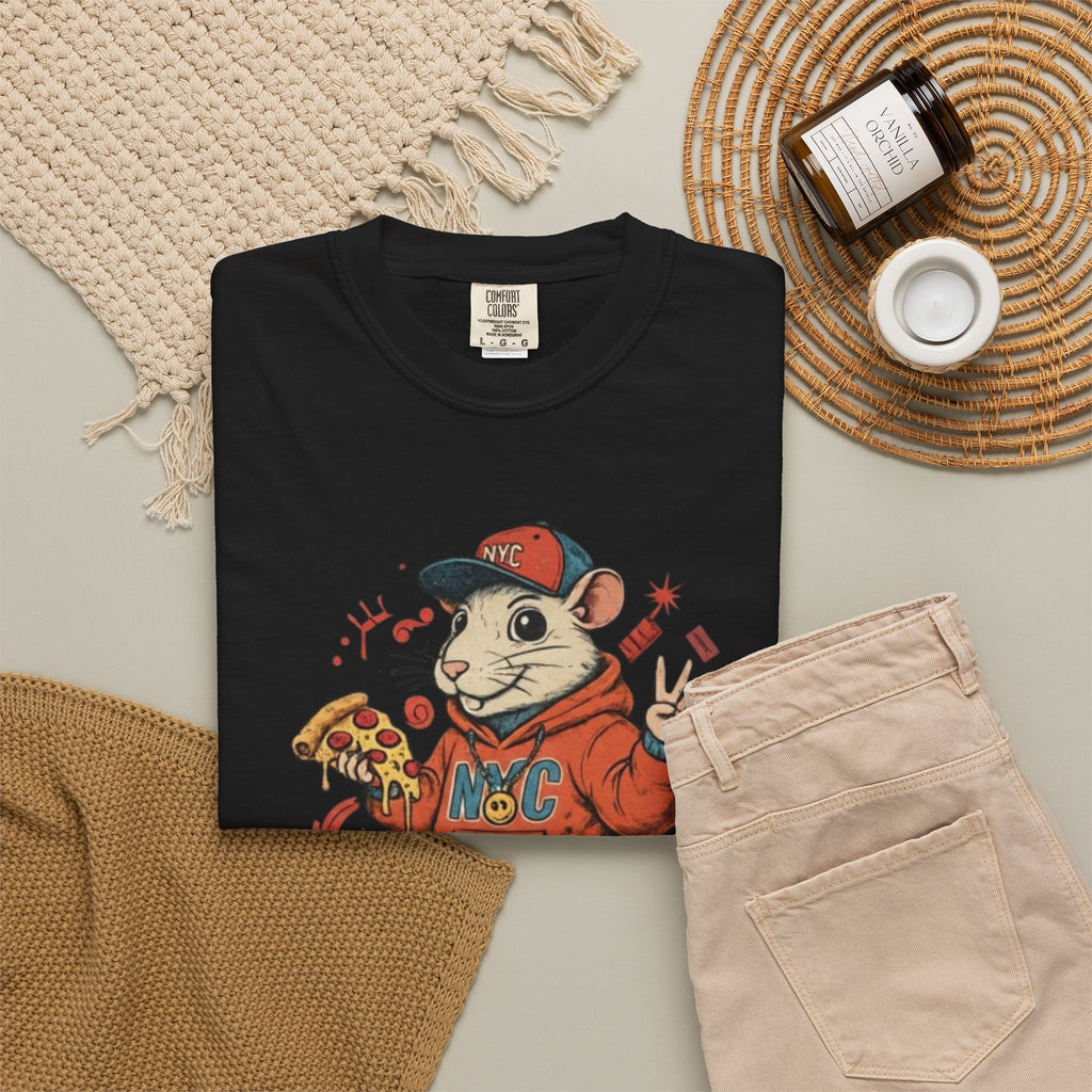 Teenage Rat Skateboarder Tee — Cute Streetwear Graphic T‑Shirt