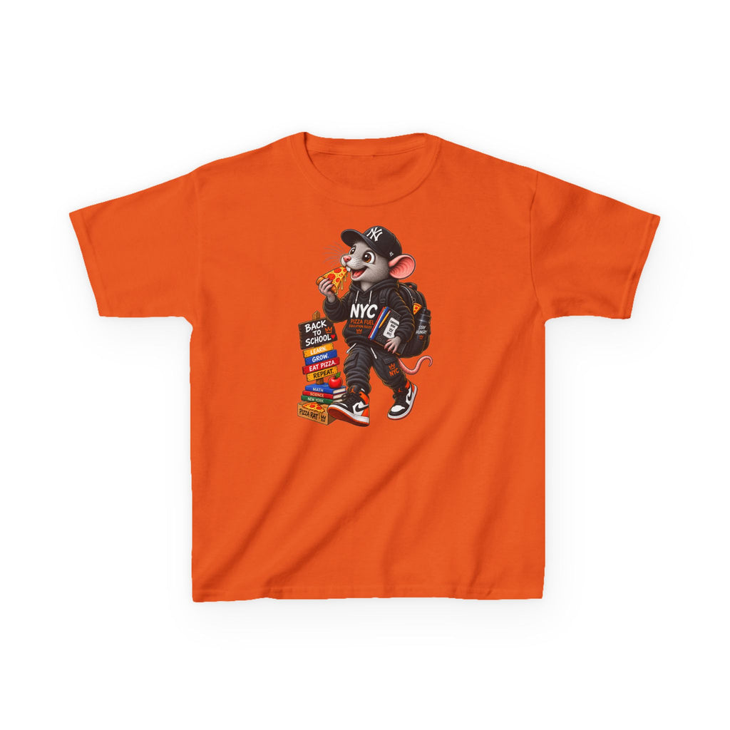 NY Teen Pizza Rat Back To School - Kids Tee