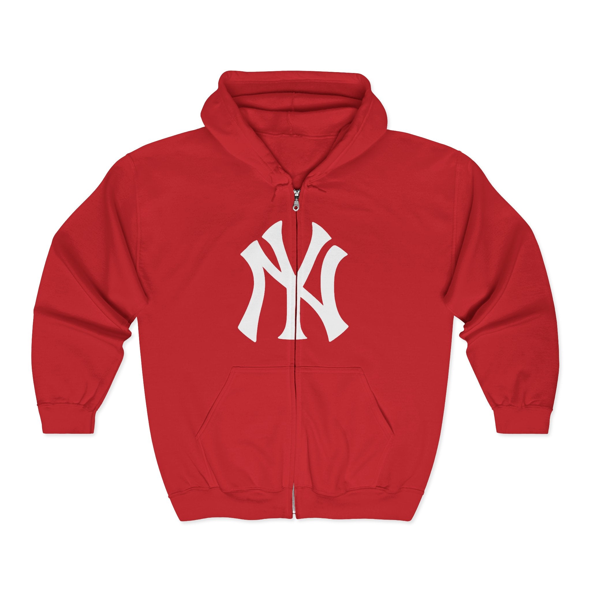 NYC Pizza Rat Zip Hoodie — Pizza Rat Graphic Full-Zip Sweatshirt