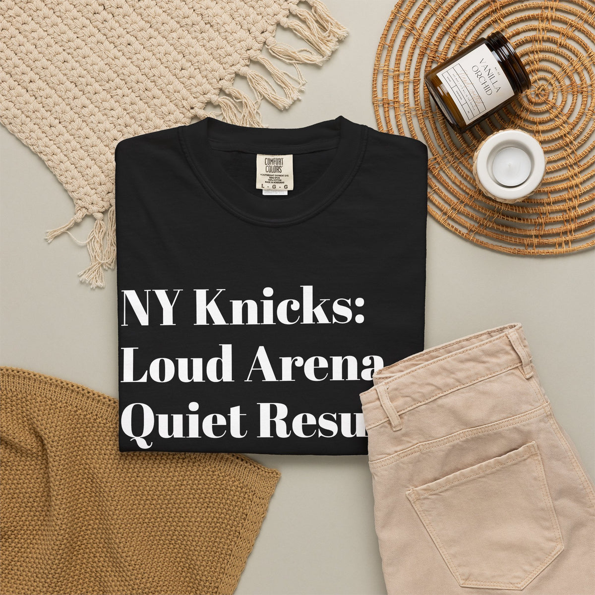 NY Knicks: Loud Arena. Quiet Results. Tee Shirt