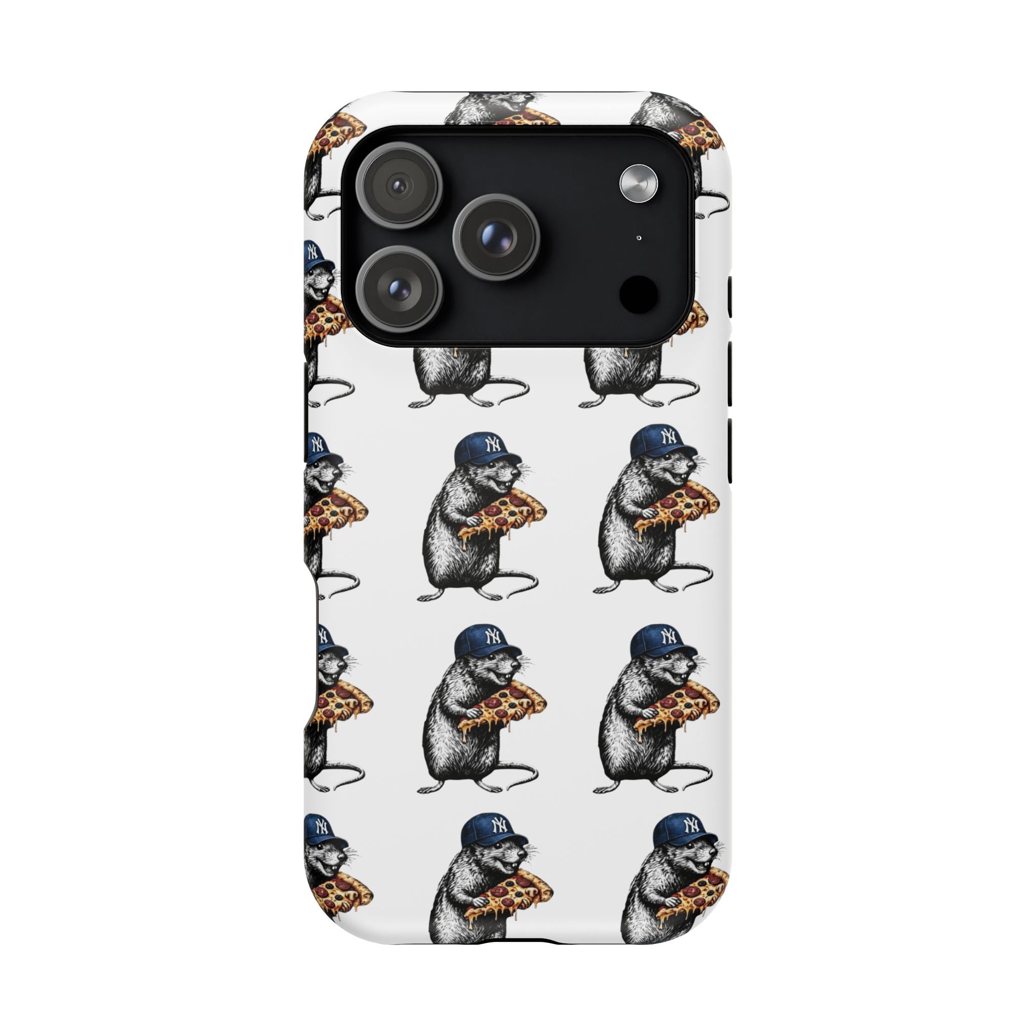NY Pizza-Loving Rat Magnetic Phone Case