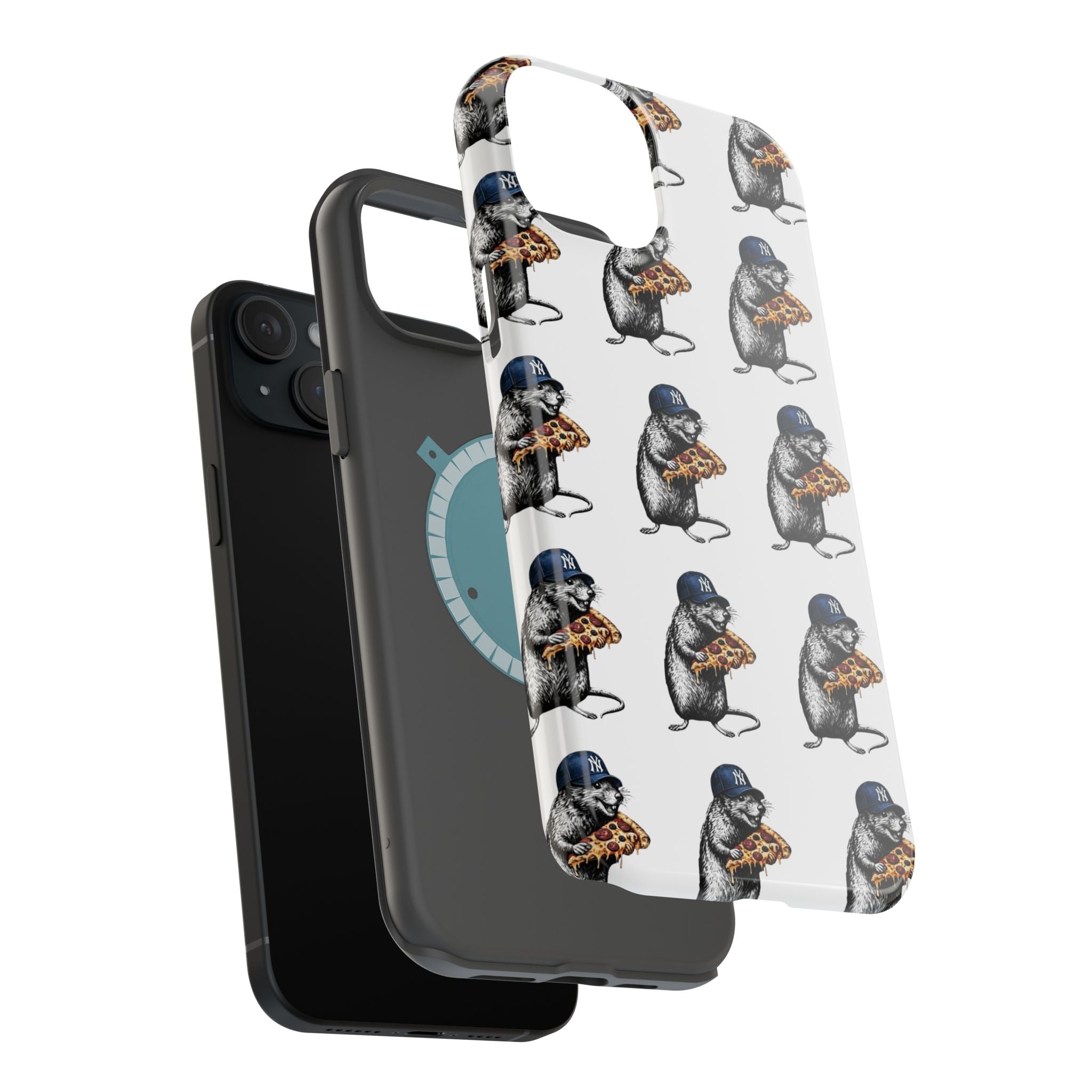 NY Pizza-Loving Rat Magnetic Phone Case