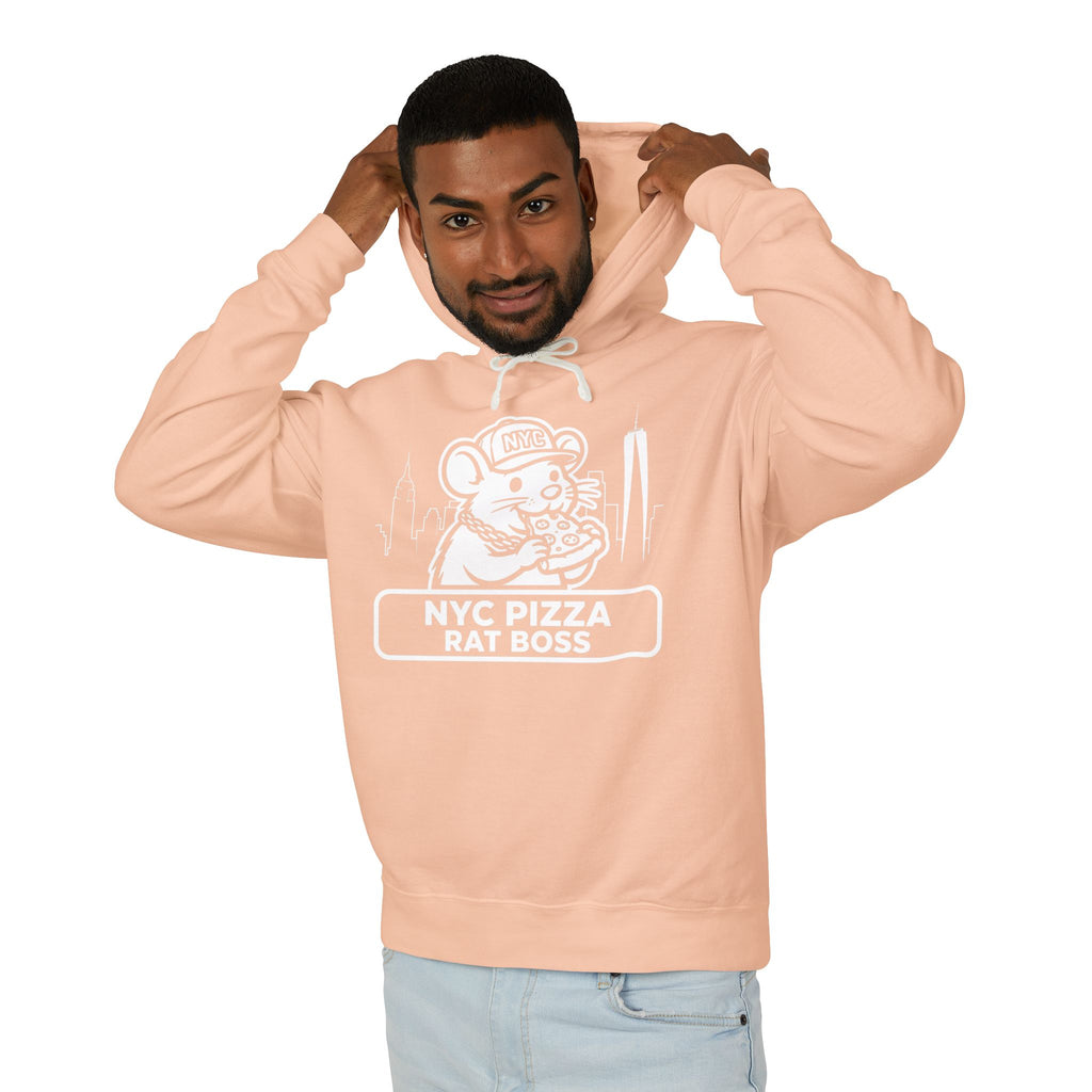 NYC Pizza Rat Boss Hoodie – Funny New York City Streetwear
