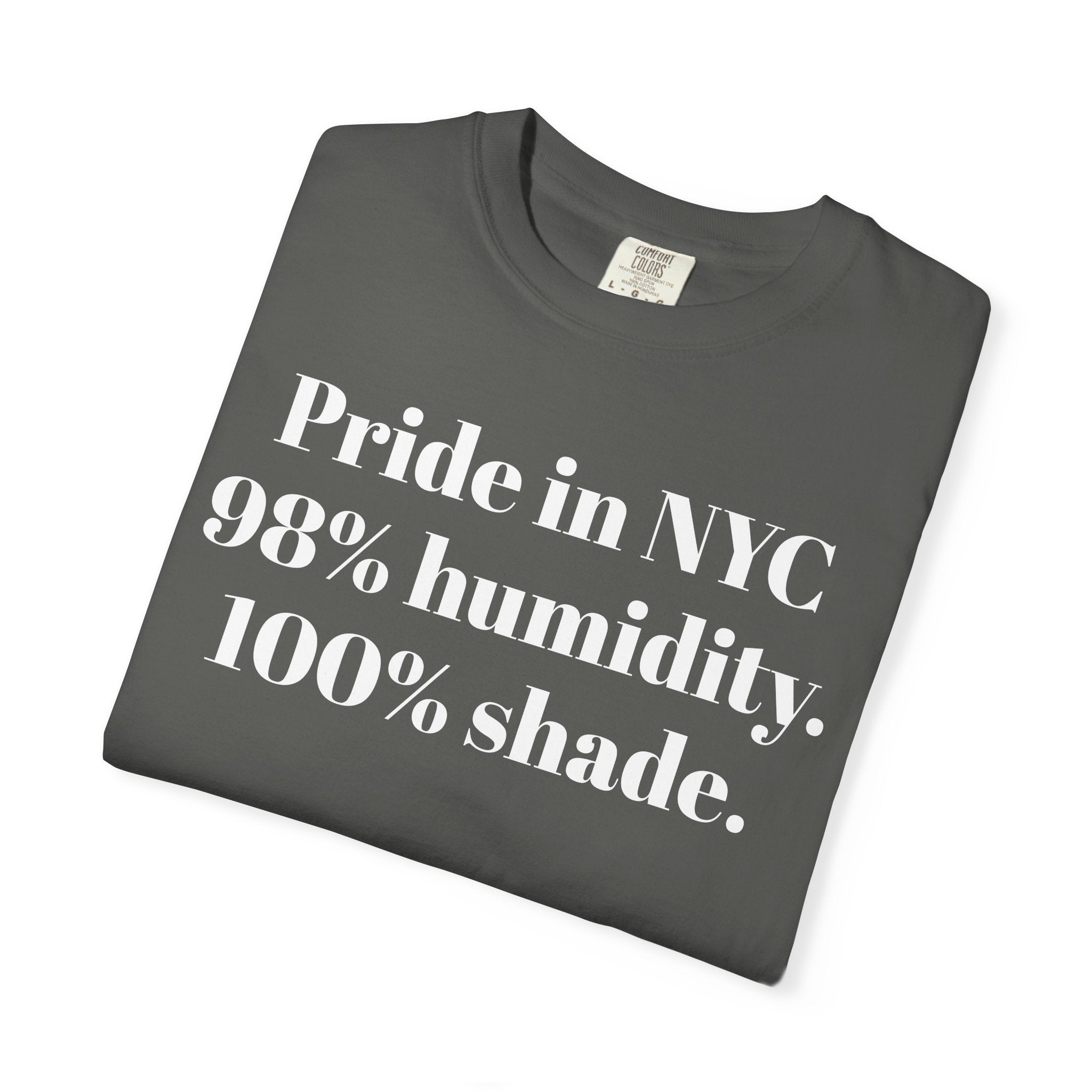 Pride in NYC 98% humidity. 100% shade.