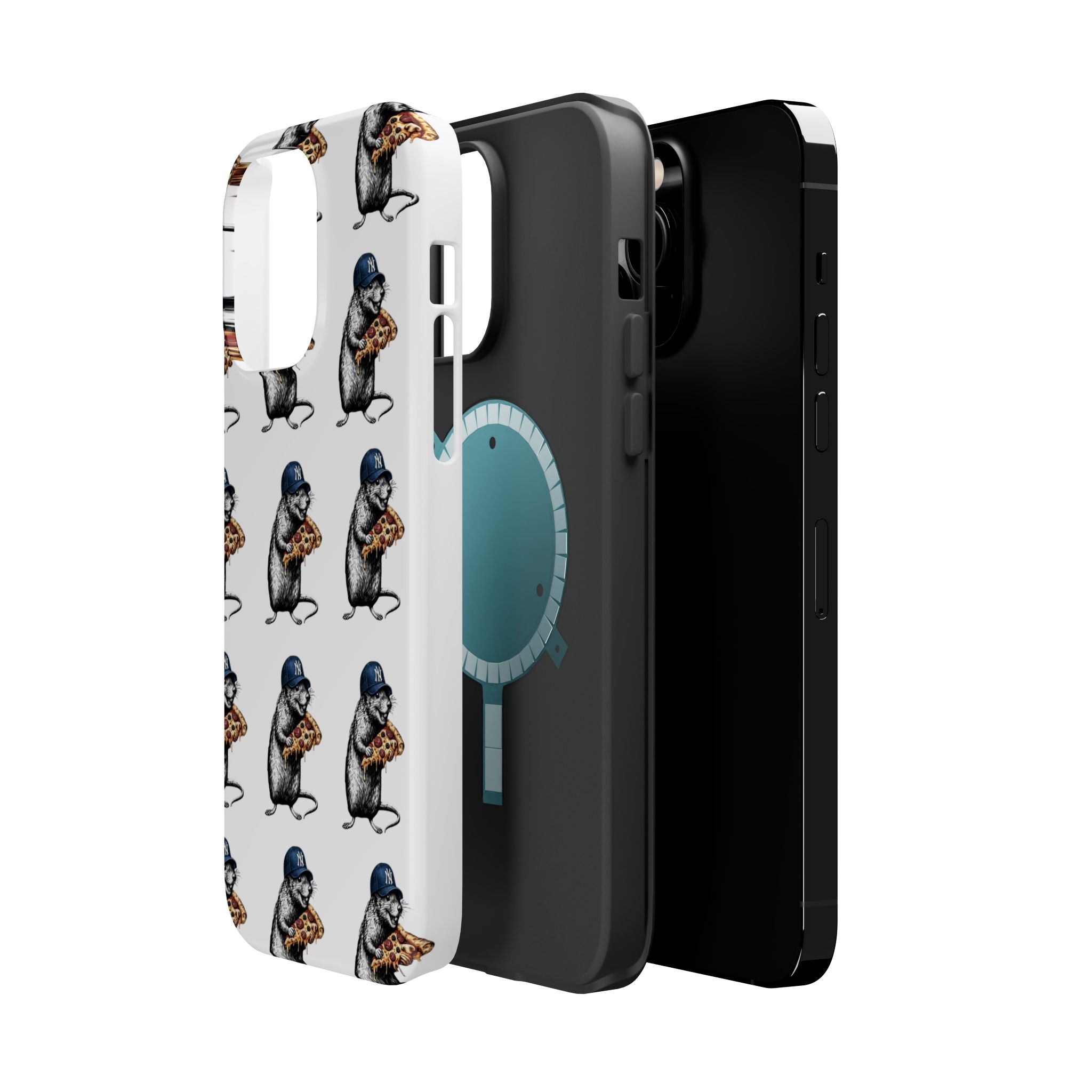 NY Pizza-Loving Rat Magnetic Phone Case