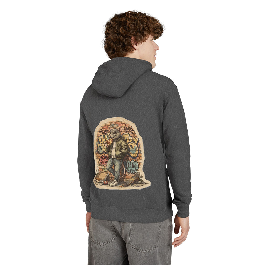 NYC Hoodie “Where the Rats Eat Better” Graphic Pullover