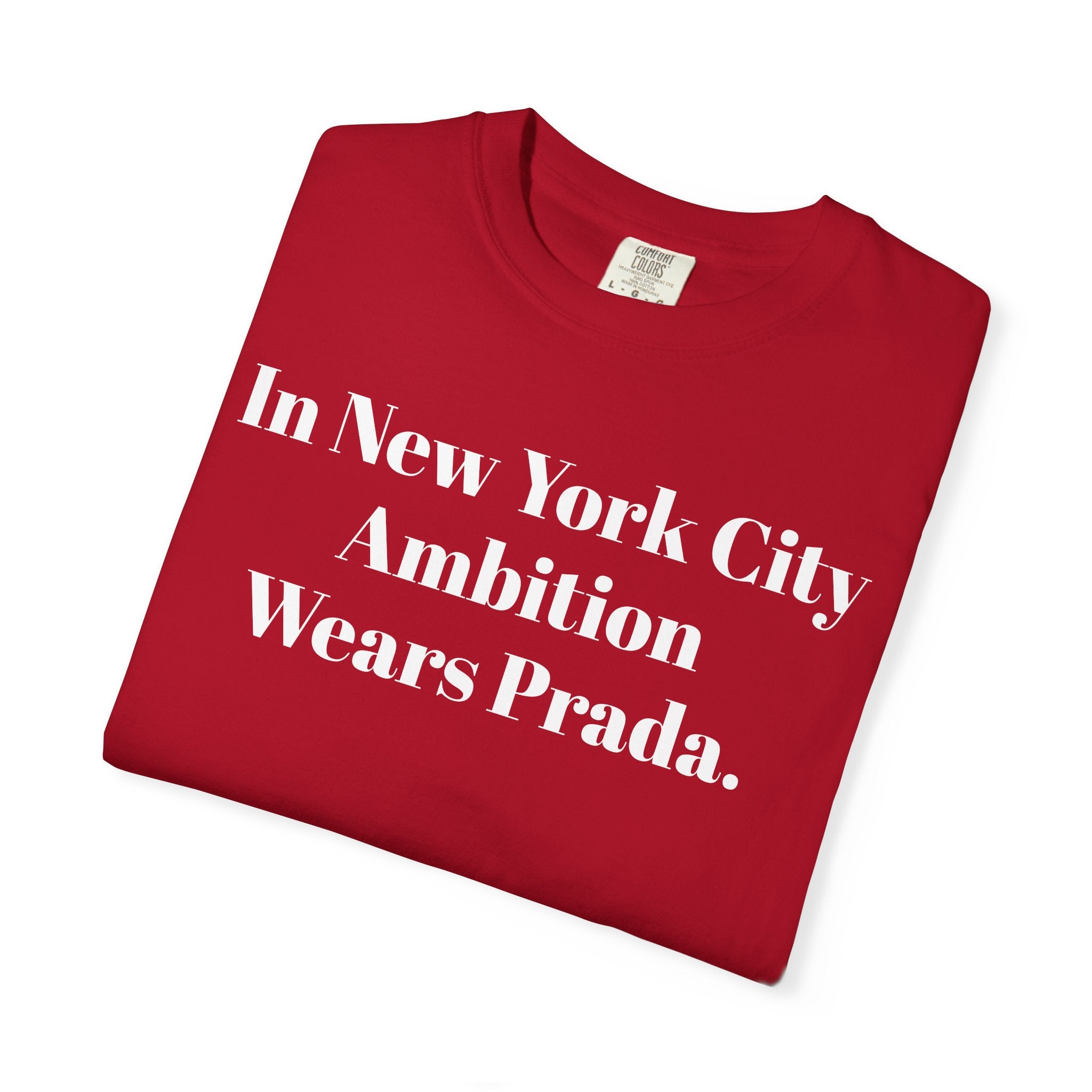 In New York City Ambition Wears Prada.