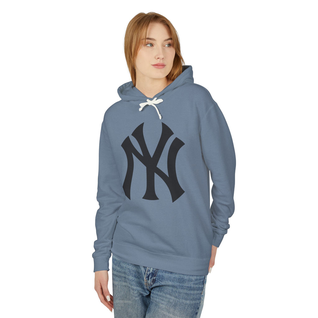 NY Yankee Hoodie — Pastel Lilac Lightweight Pullover