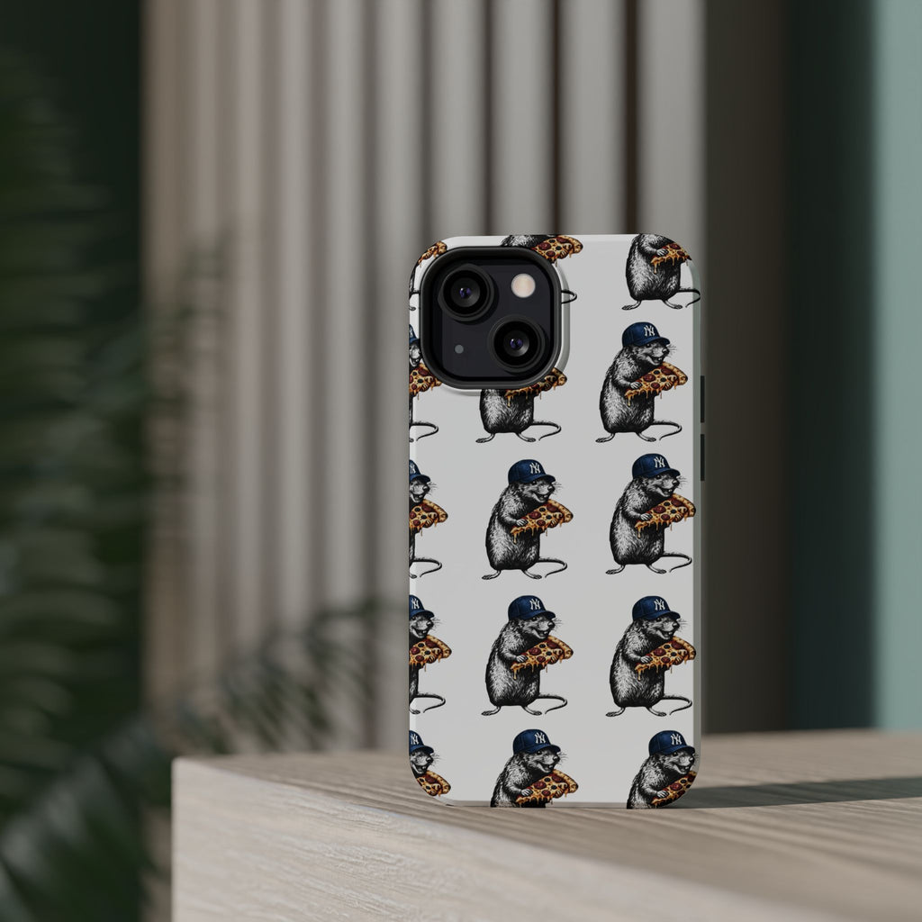 NY Pizza-Loving Rat Magnetic Phone Case