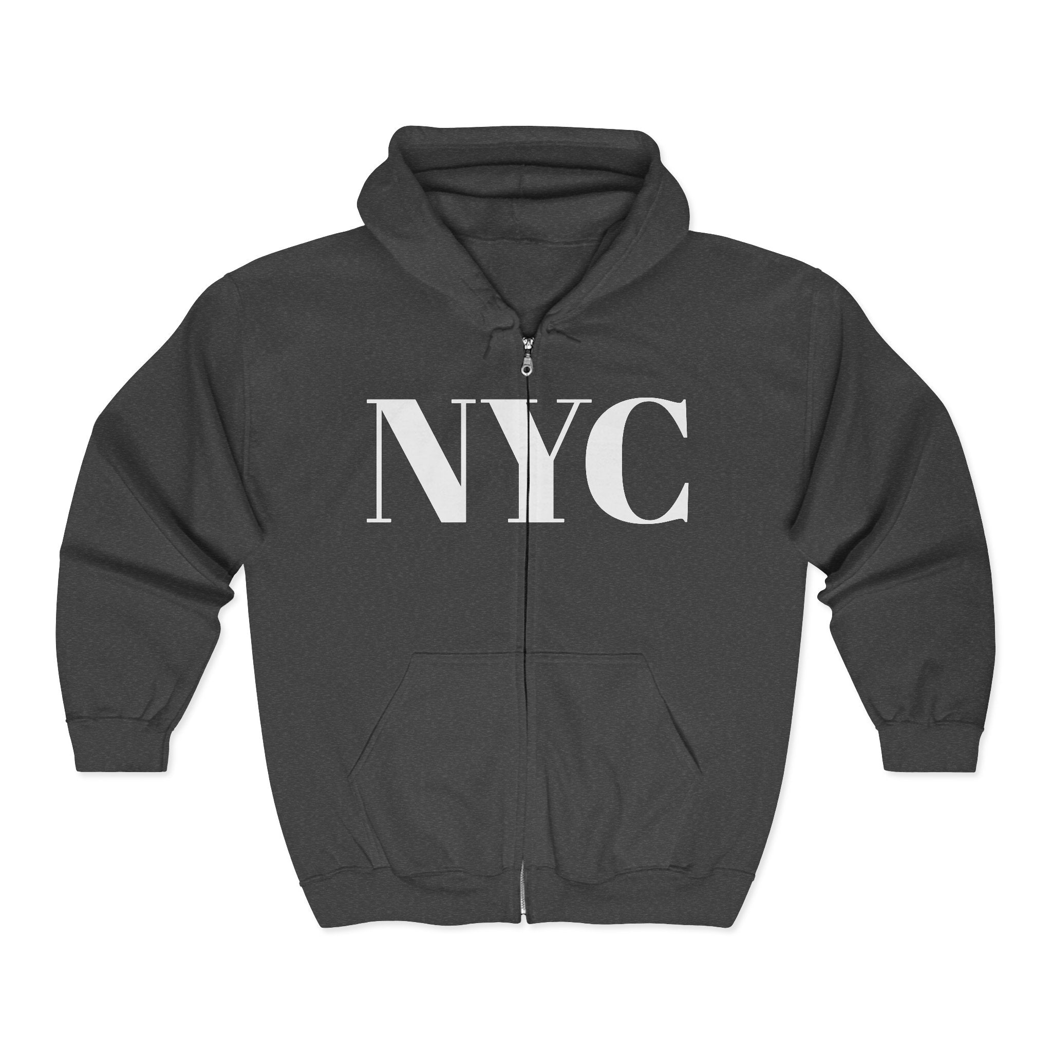 NYC Pizza Rat Zip Hoodie — Pizza Rat Graphic Full-Zip Sweatshirt