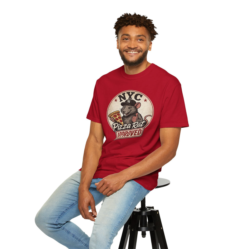 Pizza Rat Approved T-Shirt — NYC Vintage Pizza Lover Tee