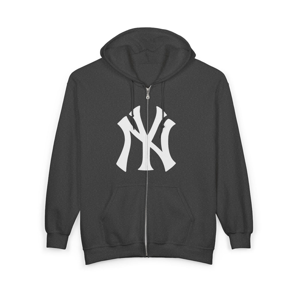 NYC Pizza Rat Zip Hoodie — Pizza Rat Graphic Full-Zip Sweatshirt