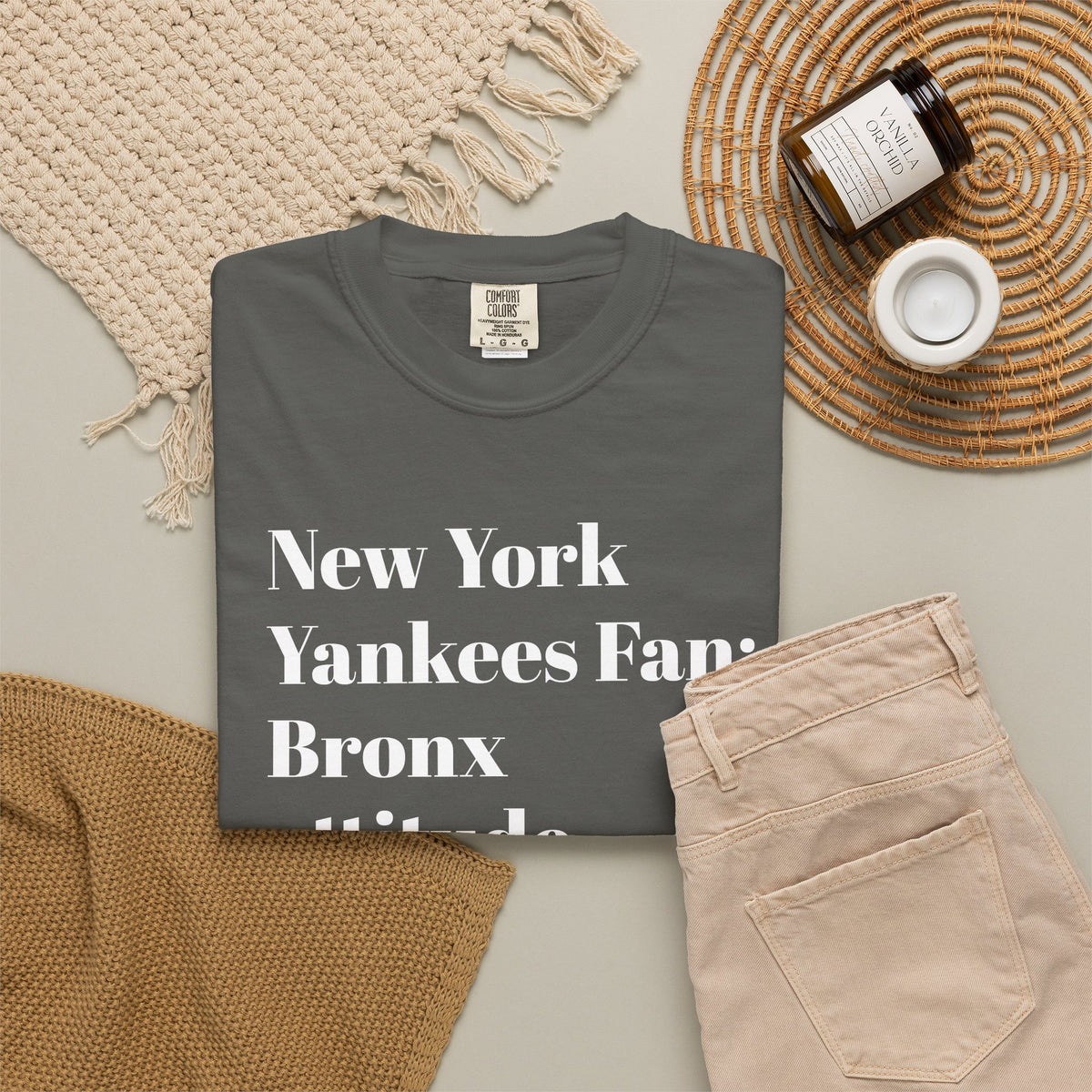 NY Yankees Fan: Bronx Attitude. Tee Shirt