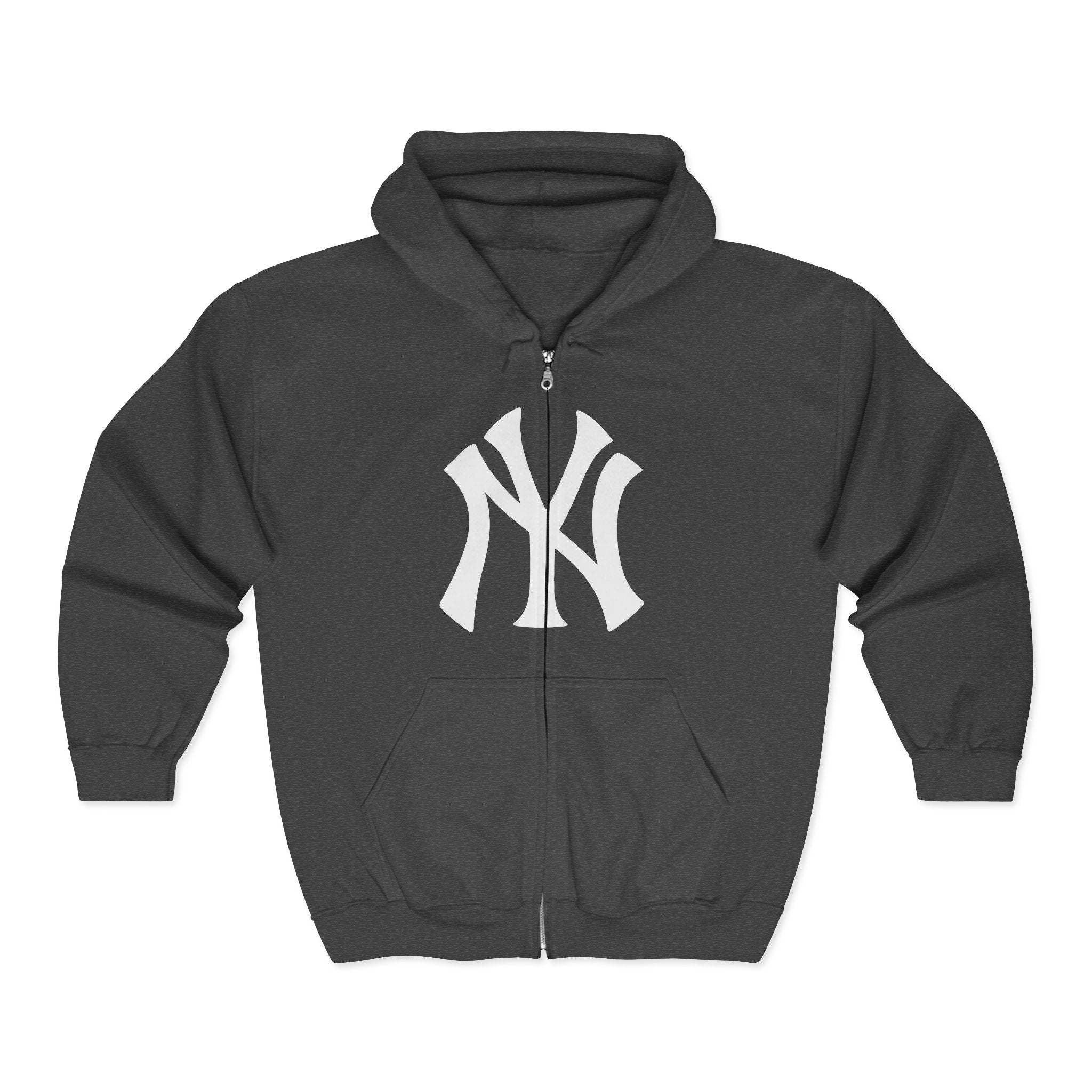 NYC Pizza Rat Zip Hoodie — Pizza Rat Graphic Full-Zip Sweatshirt