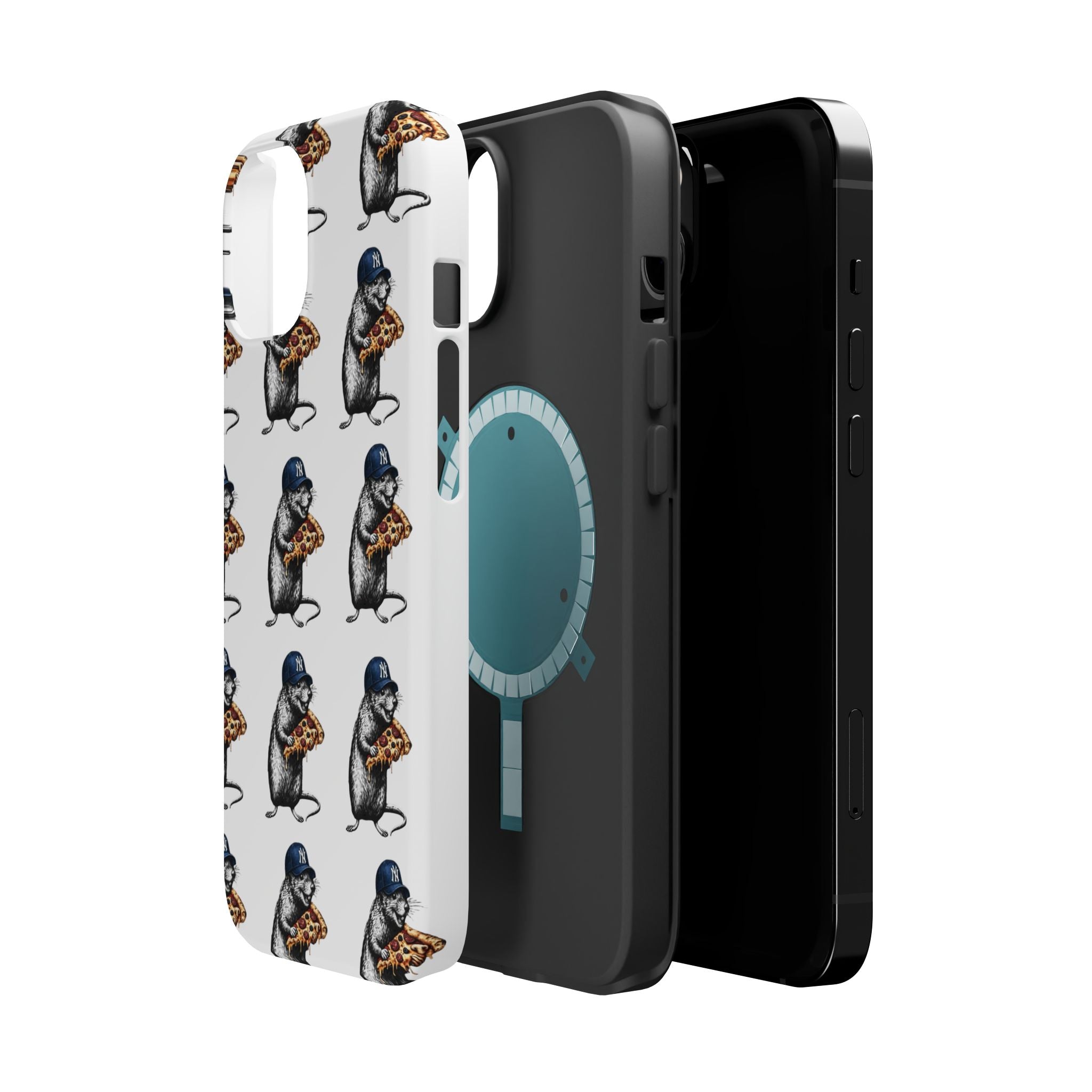 NY Pizza-Loving Rat Magnetic Phone Case