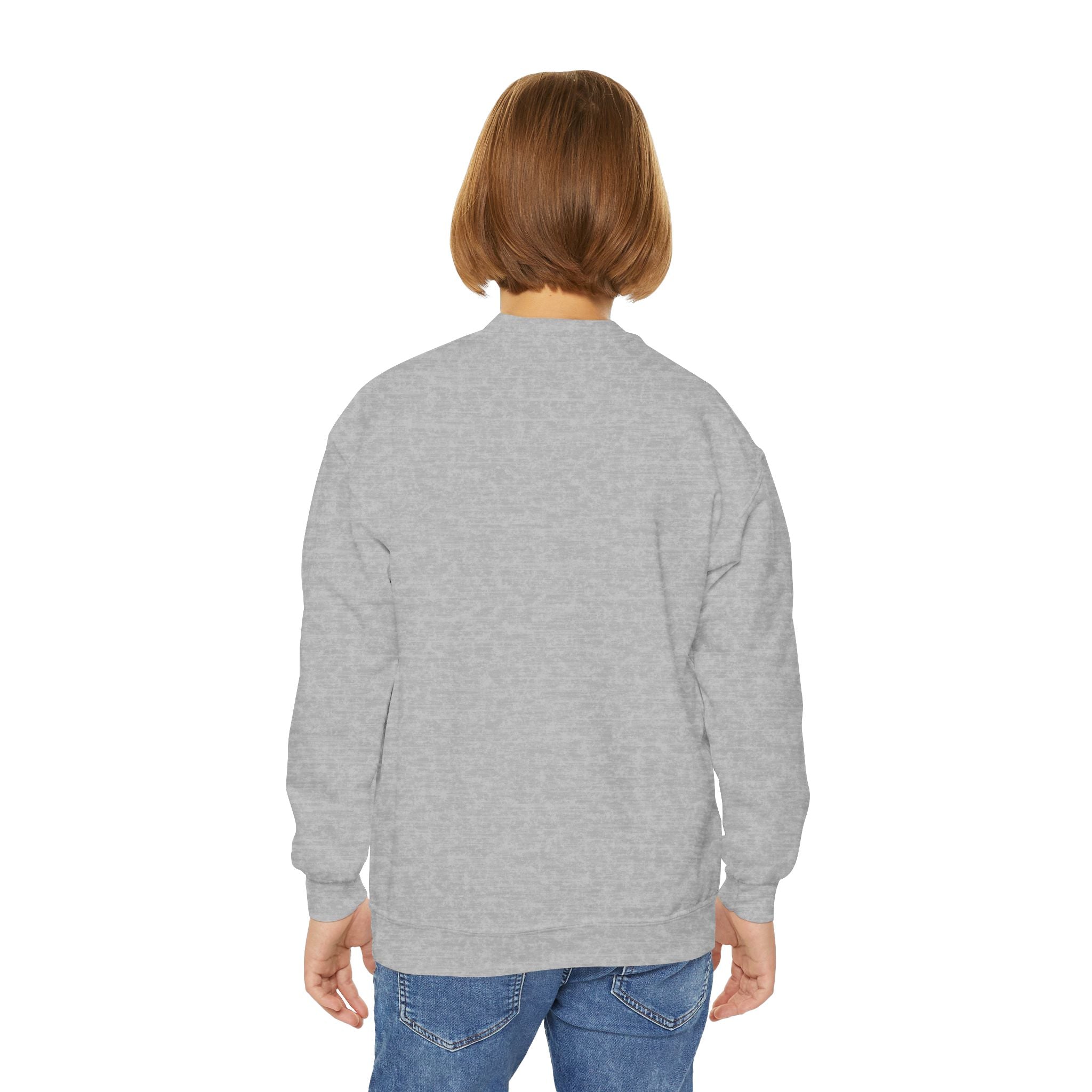 Youth Crewneck Sweatshirt — Vintage Explorer NY Rat Graphic