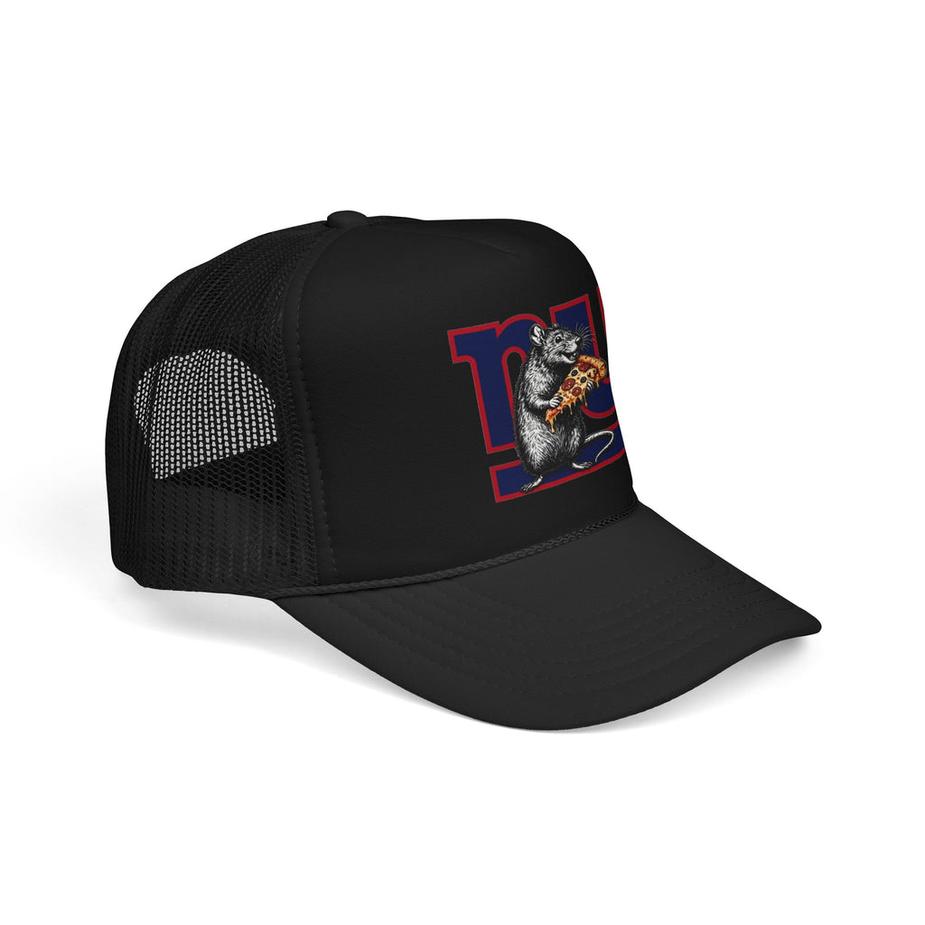Trucker Hat — Retro NY Pizza Raccoon Foam Trucker Hat