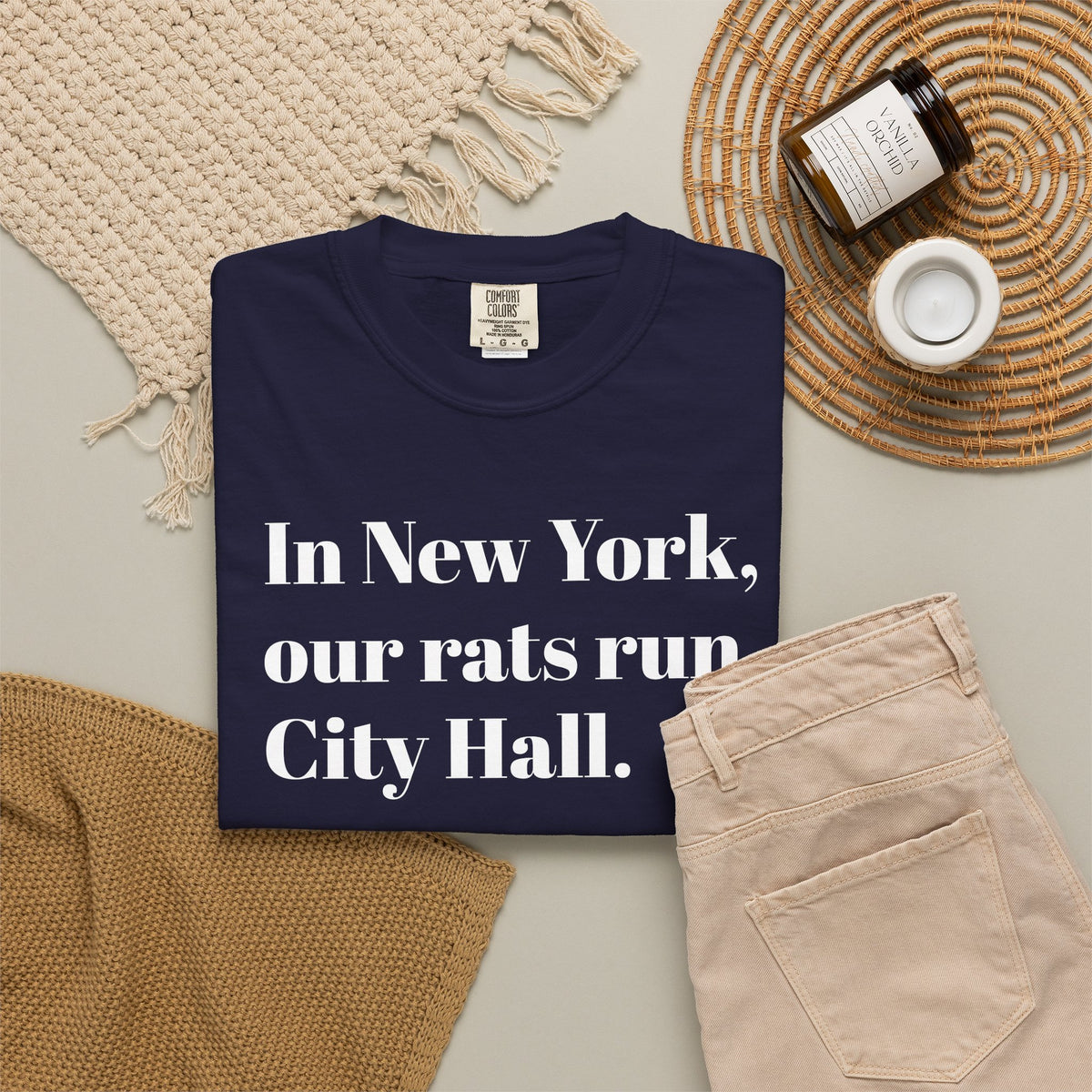 In New York - Our Rats Run - City Hall - Tee Shirt