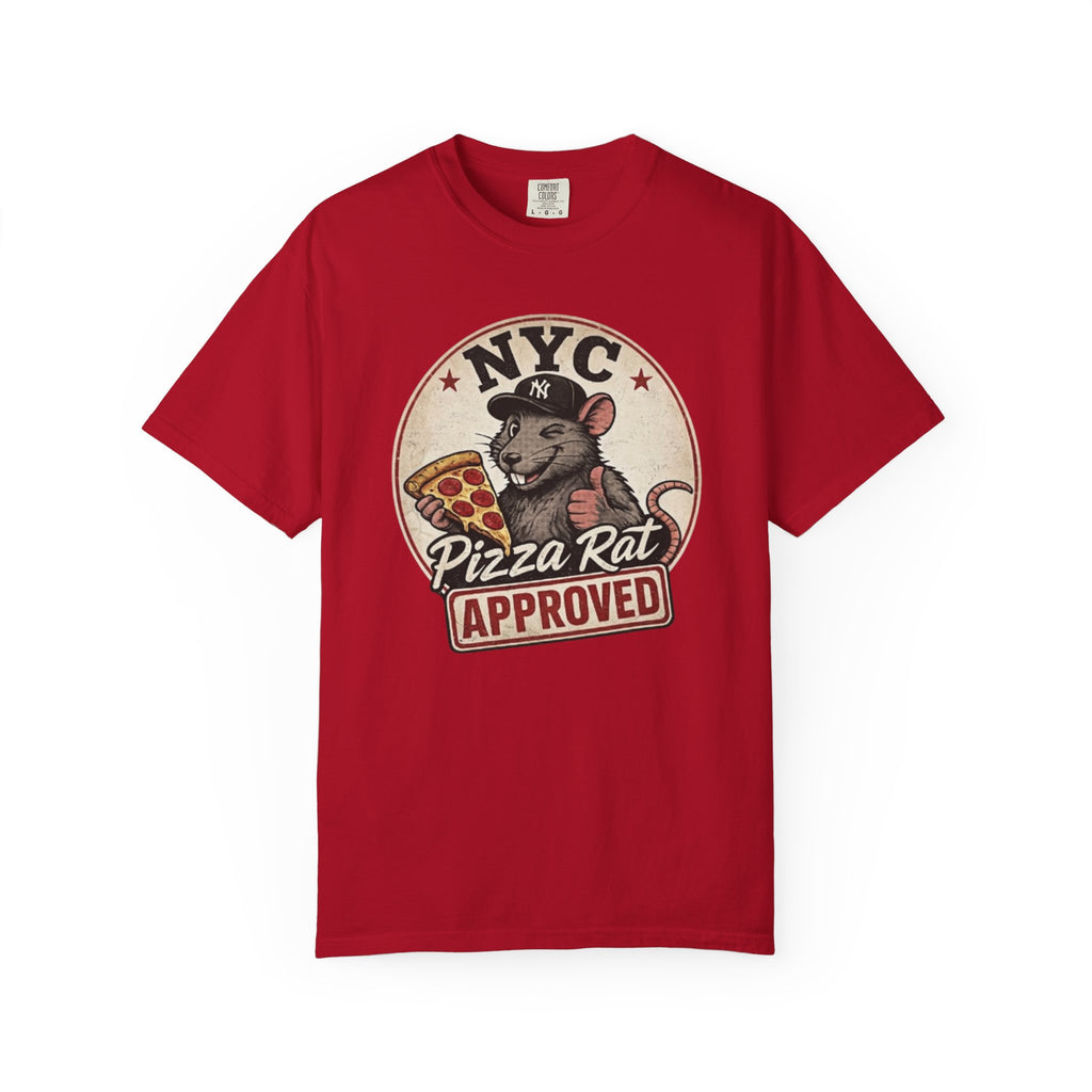 Pizza Rat Approved T-Shirt — NYC Vintage Pizza Lover Tee
