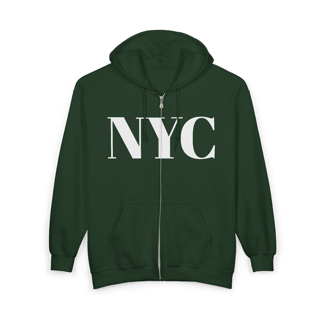 NYC Pizza Rat Zip Hoodie — Pizza Rat Graphic Full-Zip Sweatshirt