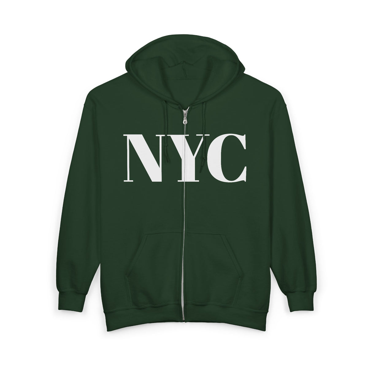 NYC Pizza Rat Zip Hoodie — Pizza Rat Graphic Full-Zip Sweatshirt
