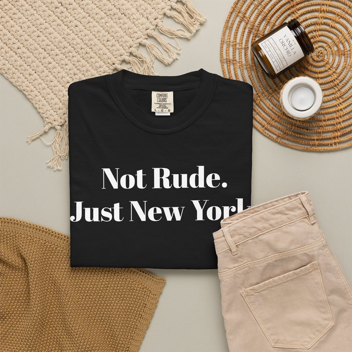 Not Rude. Just New York. NYC Tee Shirt