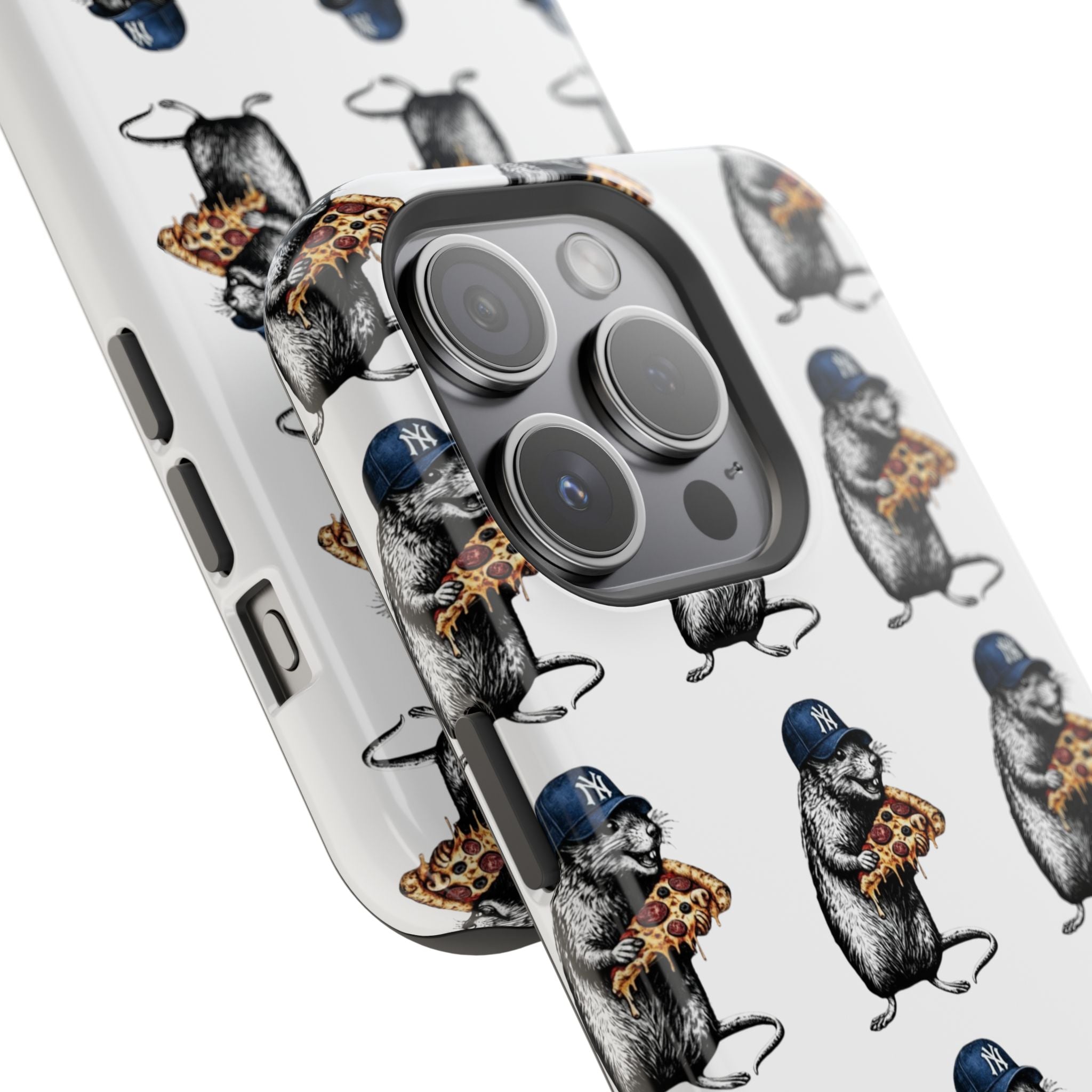 NY Pizza-Loving Rat Magnetic Phone Case