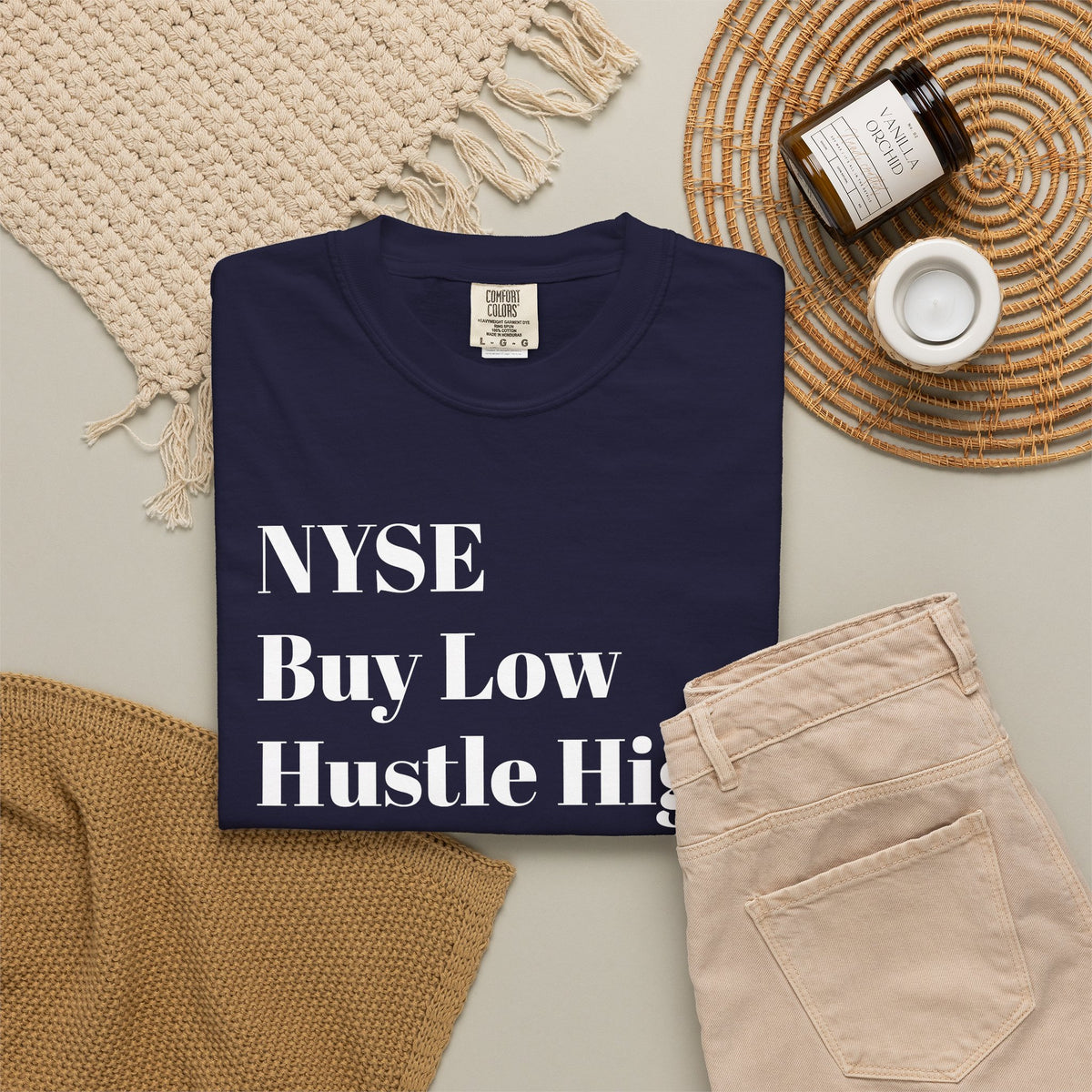 NYSE Buy Low - Hustle High - Tee Shirt