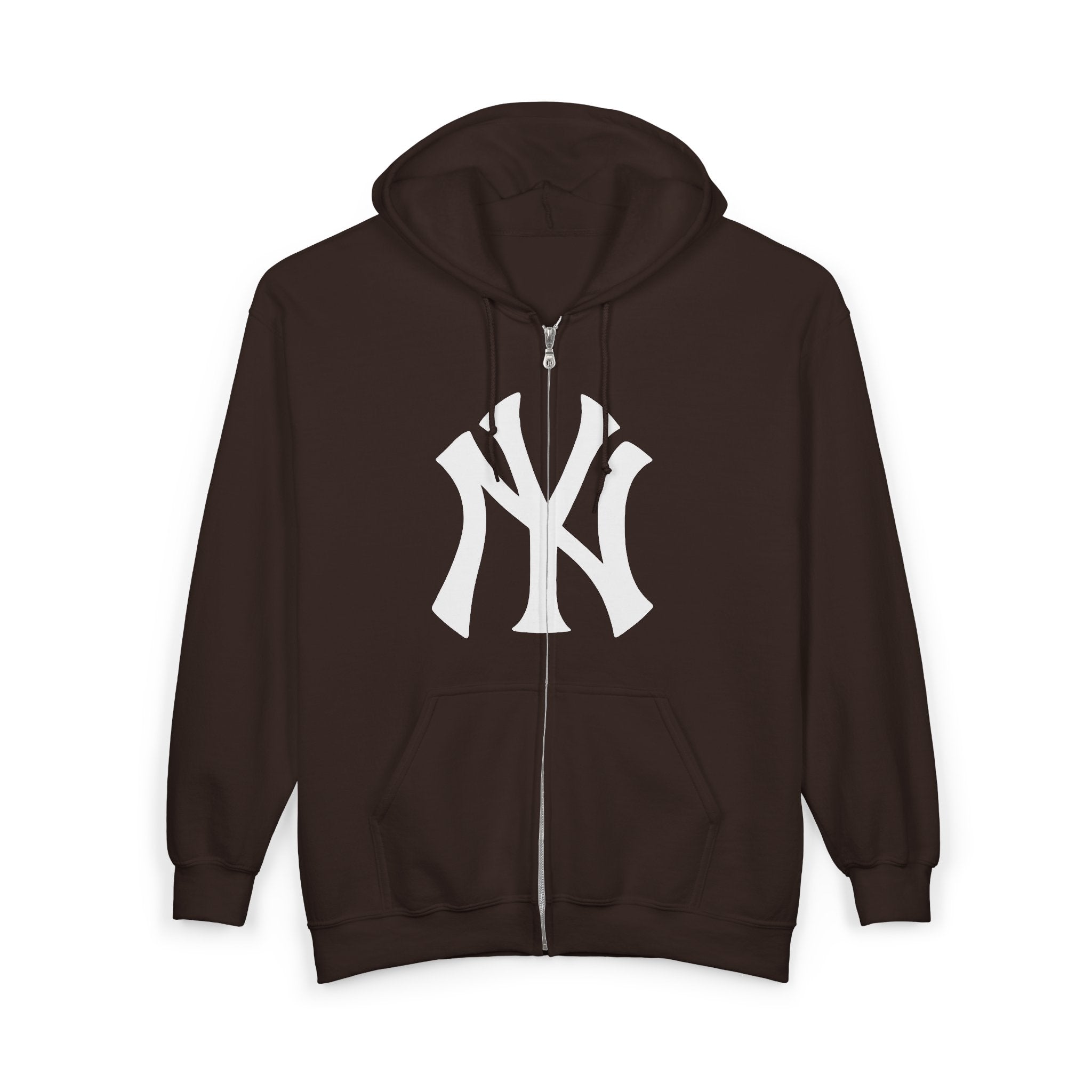 NYC Pizza Rat Zip Hoodie — Pizza Rat Graphic Full-Zip Sweatshirt