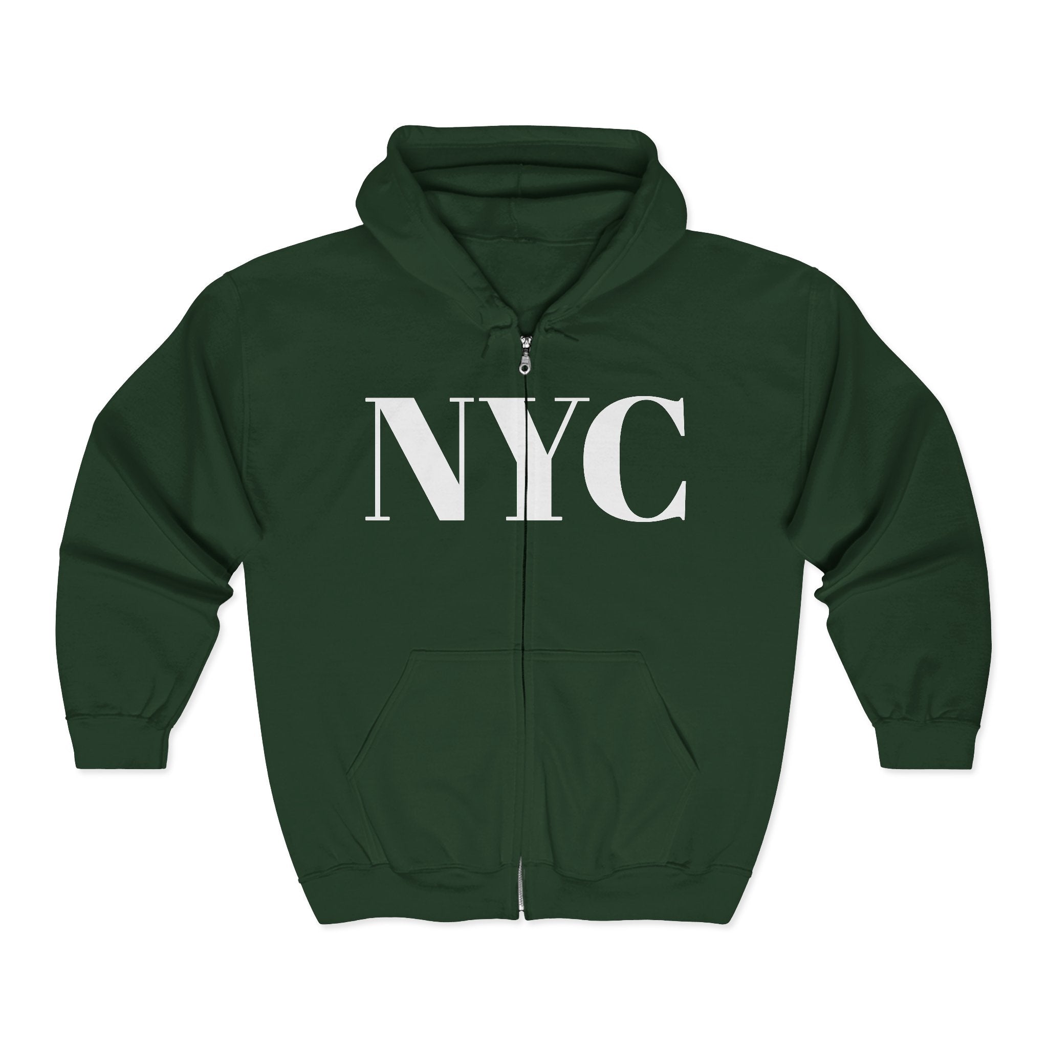 NYC Pizza Rat Zip Hoodie — Pizza Rat Graphic Full-Zip Sweatshirt