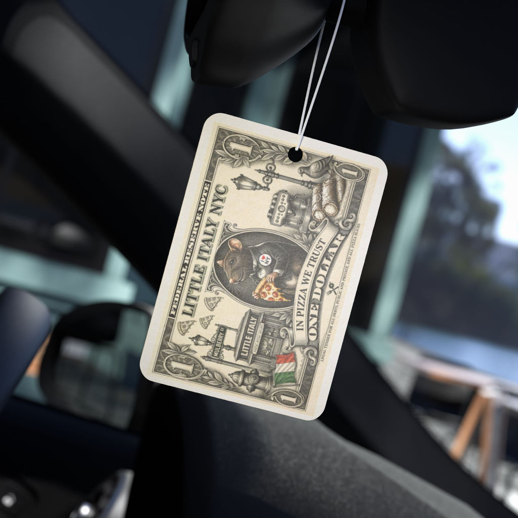 Vintage Italian Dollar Car Air Freshener — Little Italy Diner Design