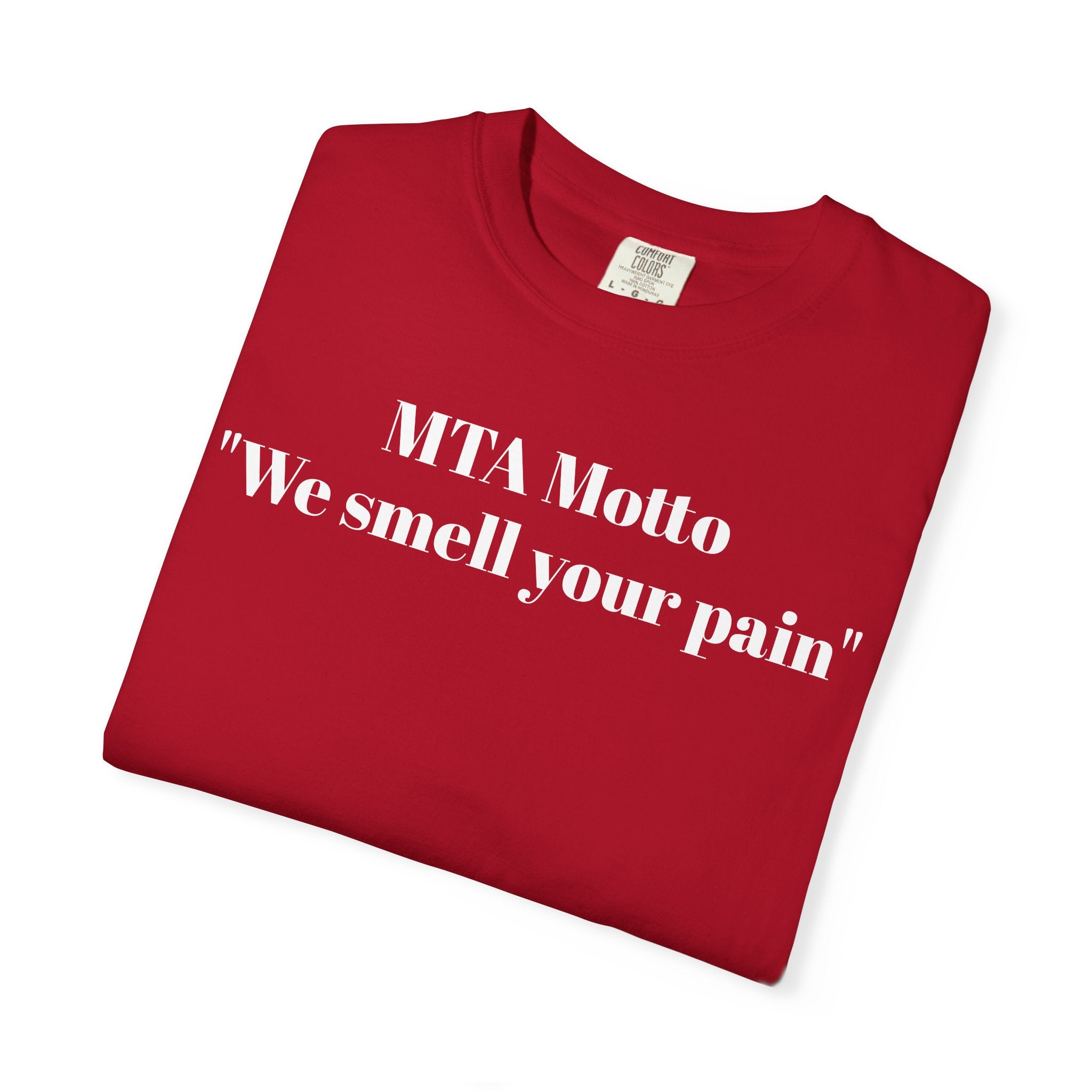 MTA Motto "We Smell Your Pain"