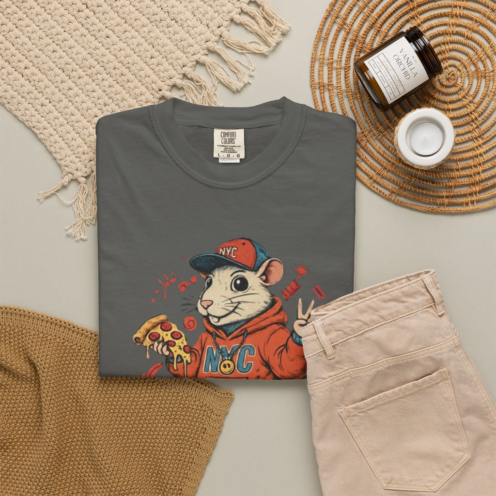 Teenage Rat Skateboarder Tee — Cute Streetwear Graphic T‑Shirt