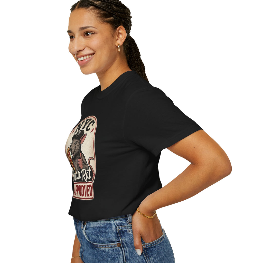 Pizza Rat Approved T-Shirt — NYC Vintage Pizza Lover Tee
