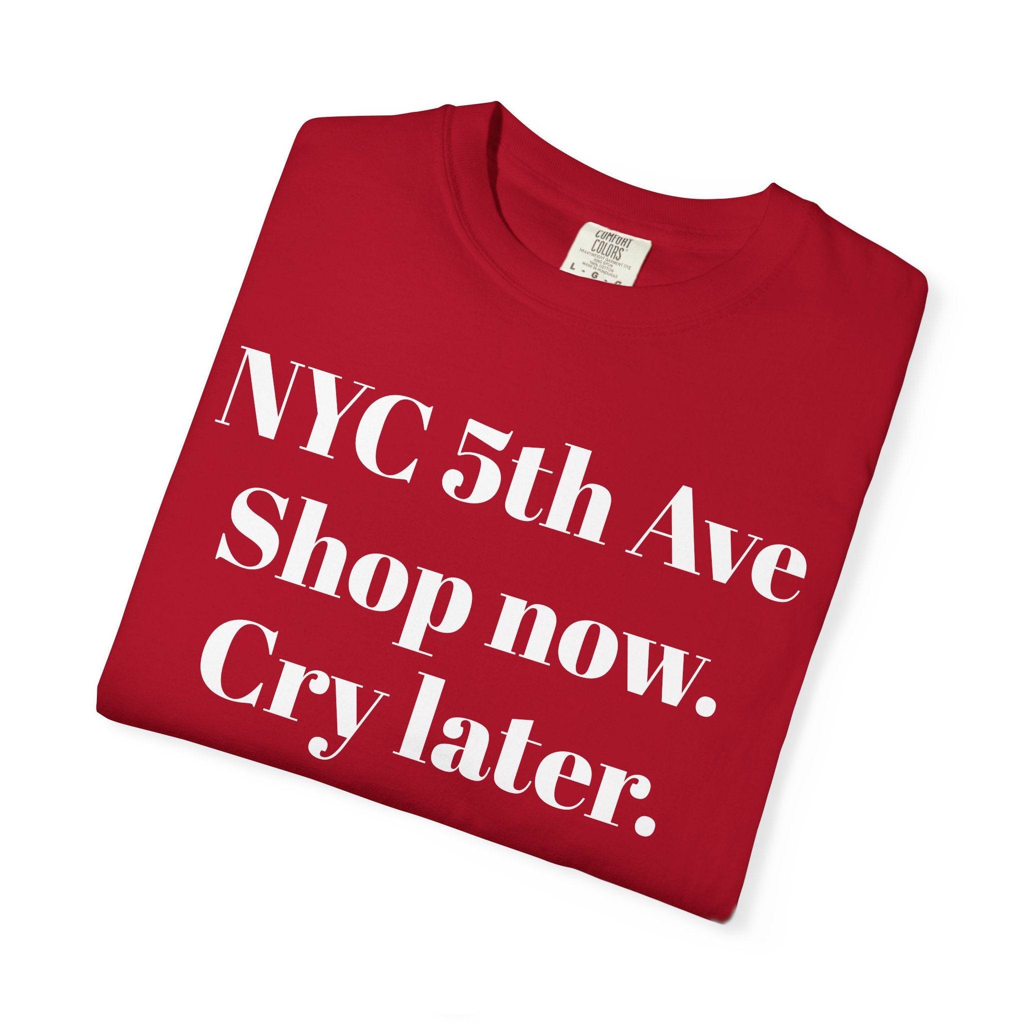 NYC 5th Avenue Shop now. Cry later.