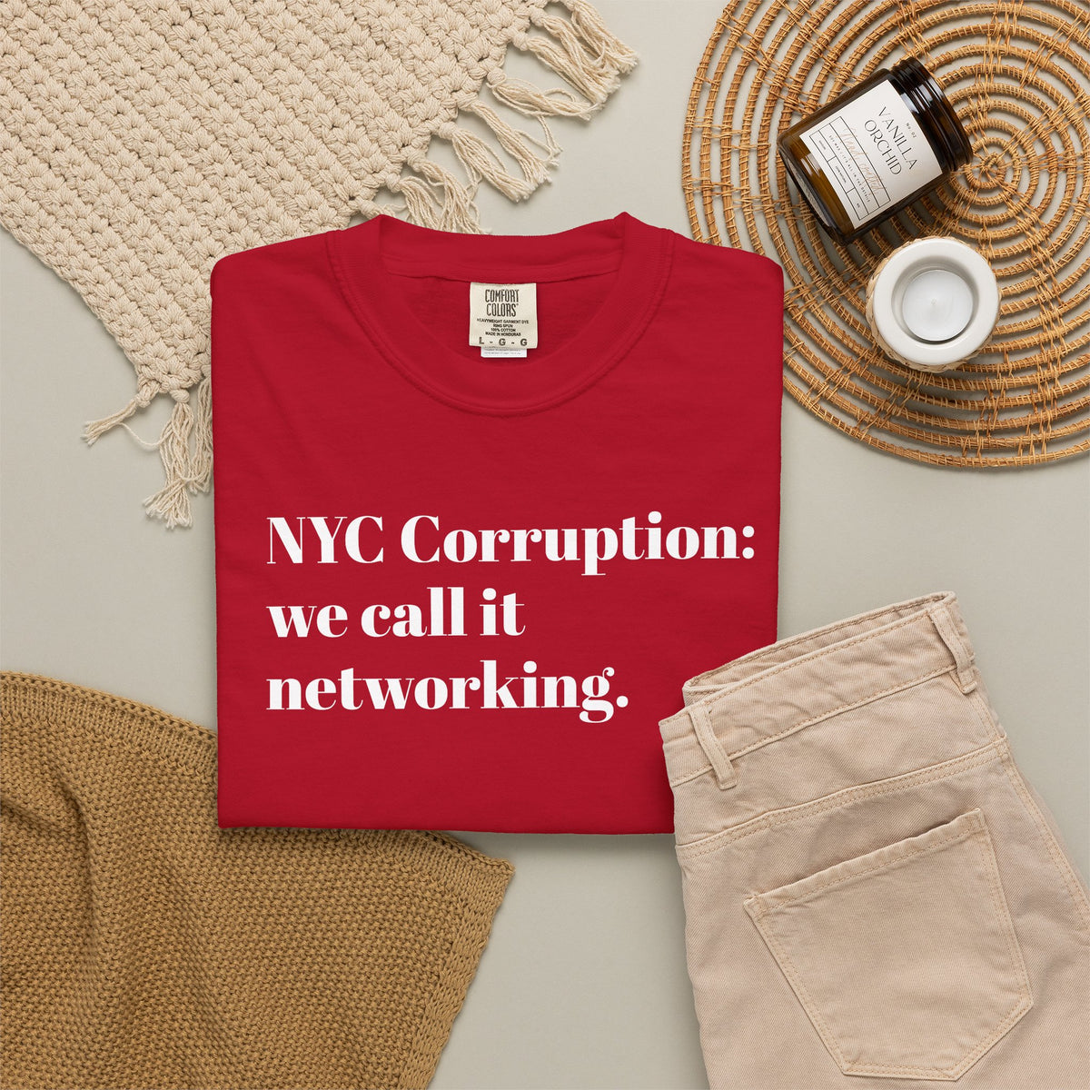 NYC Corruption - We Call It Networking - Tee Shirt