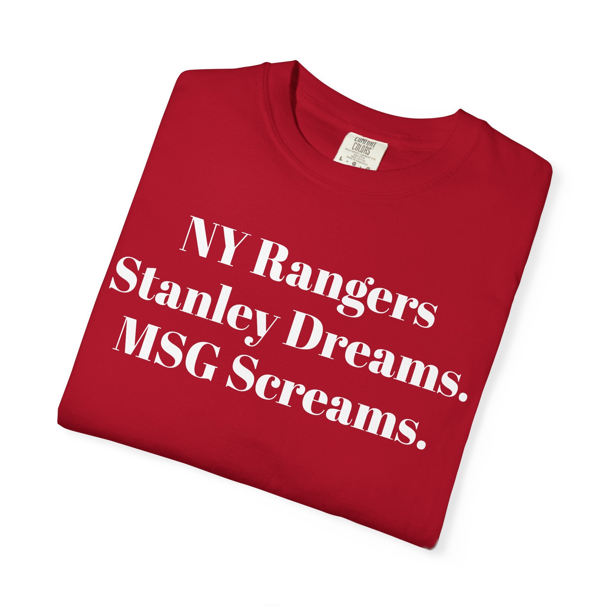 NY Rangers Stanley Dreams. MSG Screams.