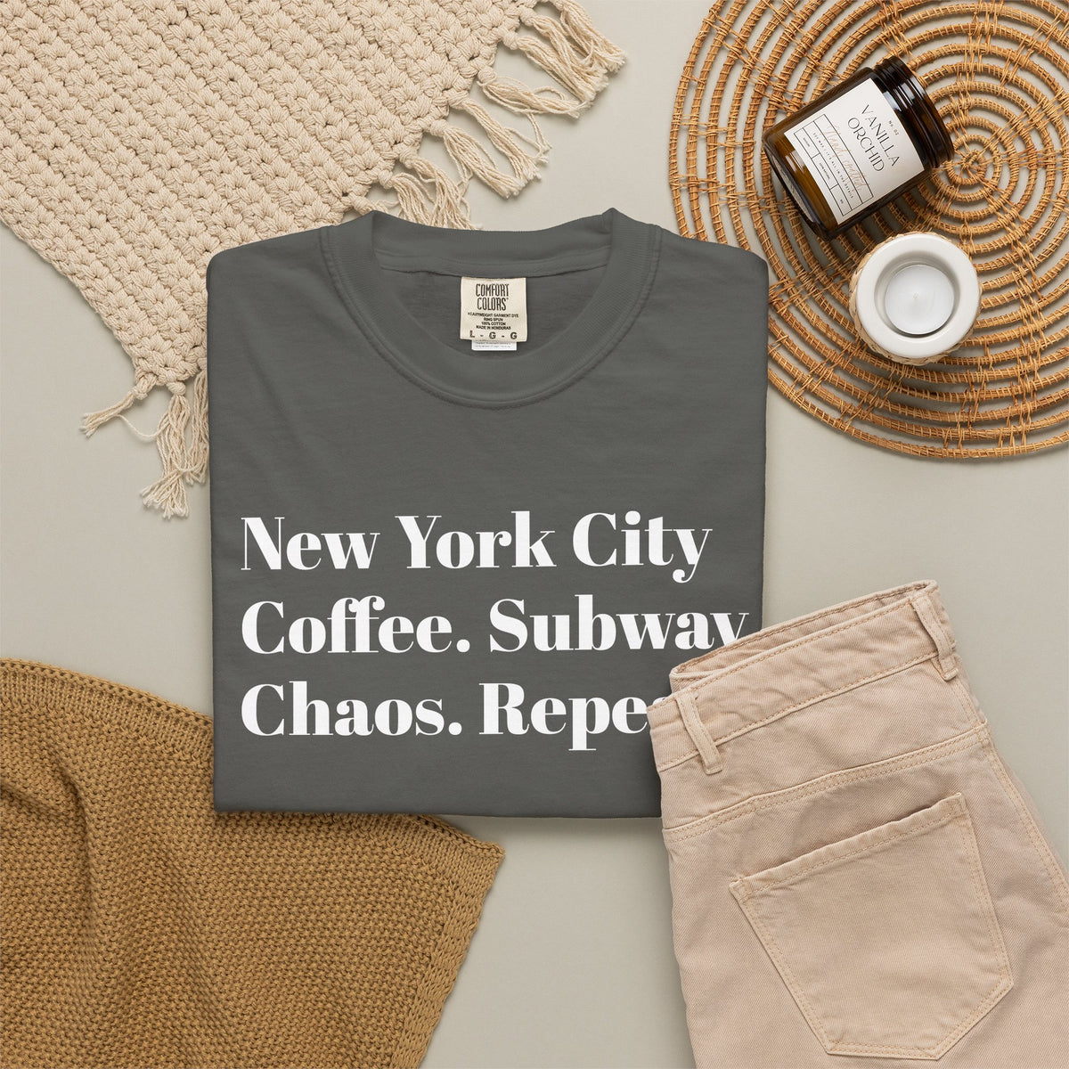 New York City. Coffee. Subway. Chaos. Repeat.