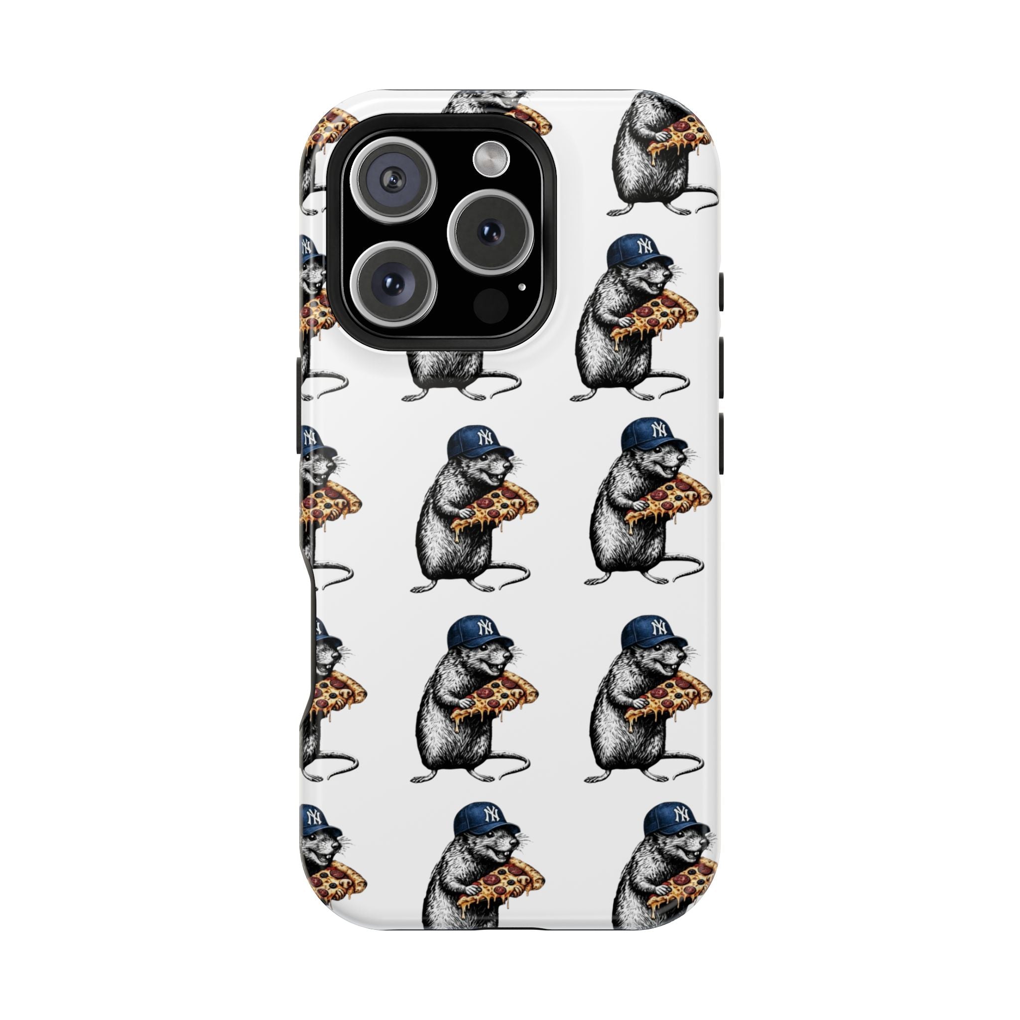 NY Pizza-Loving Rat Magnetic Phone Case